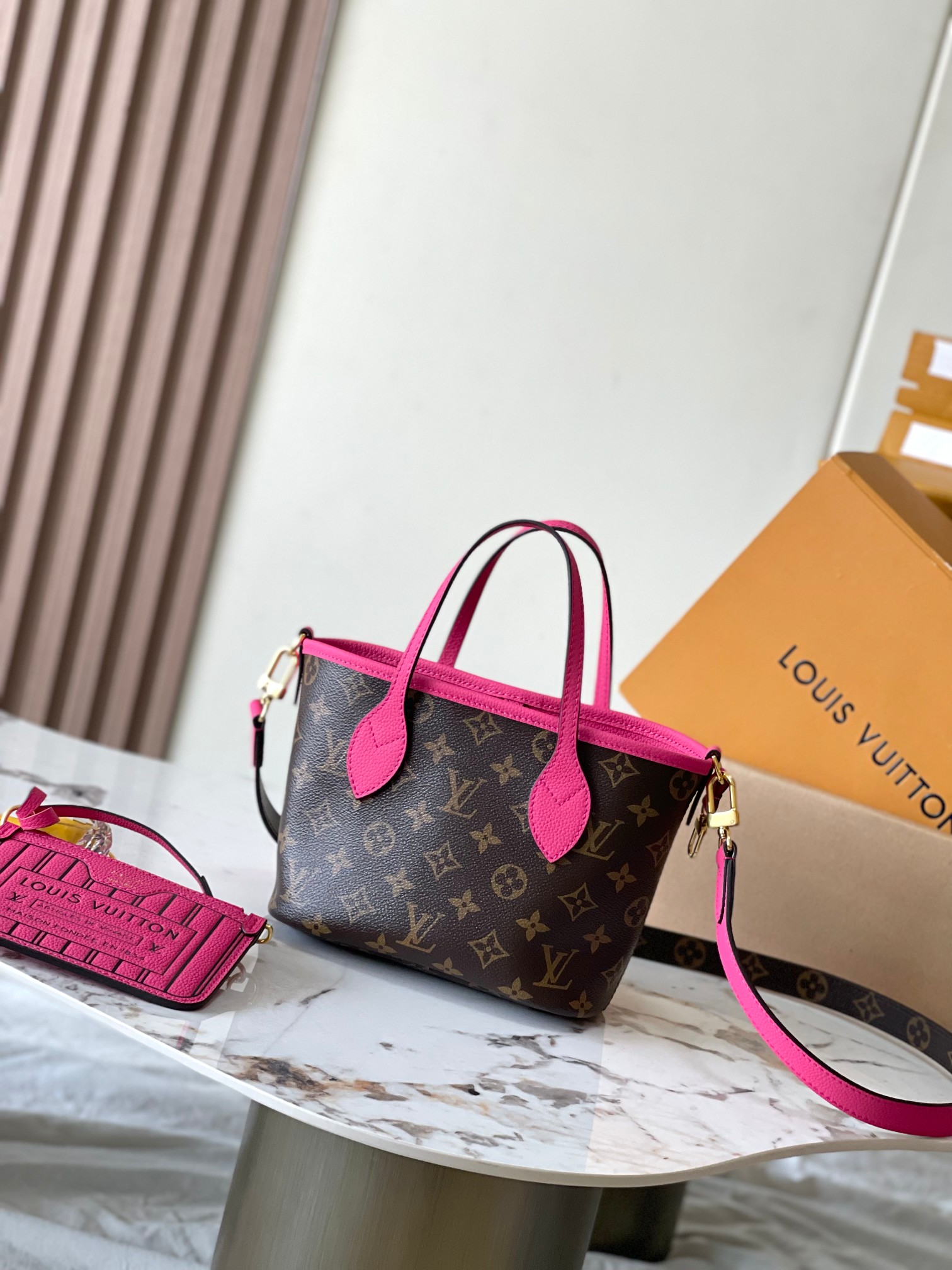 Neverfull Bandouliere Inside Out BB Handbag - Image 2