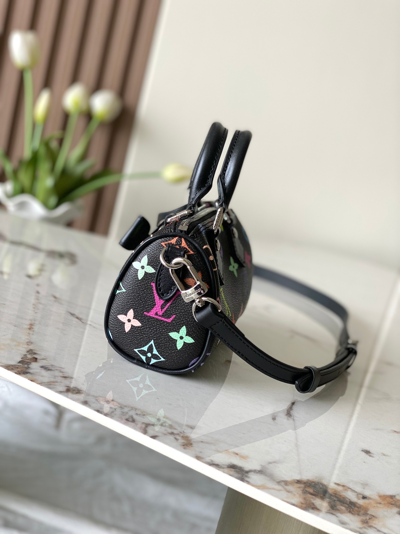 Louis Vuitton Nano Speedy Handbag - Image 2