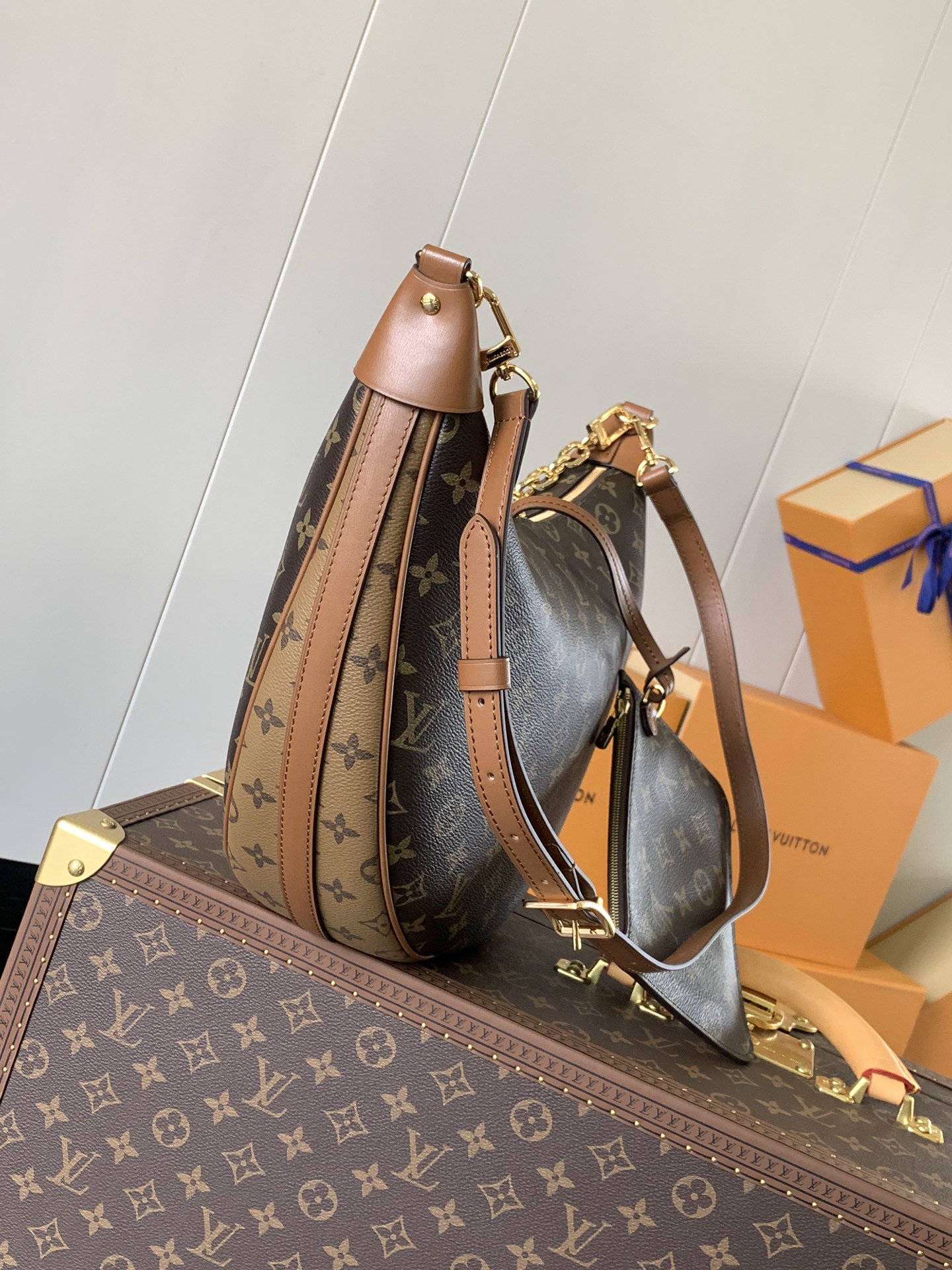 Louis Vuitton M46311 Large Moon Shoulder Bag in Classic Monogram Canvas - Image 2