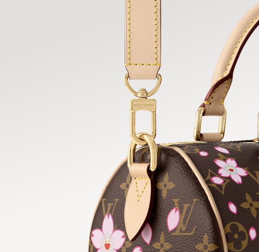 Louis Vuitton Speedy Bandoulière 25 Cherry Blossom Handbag - Image 2