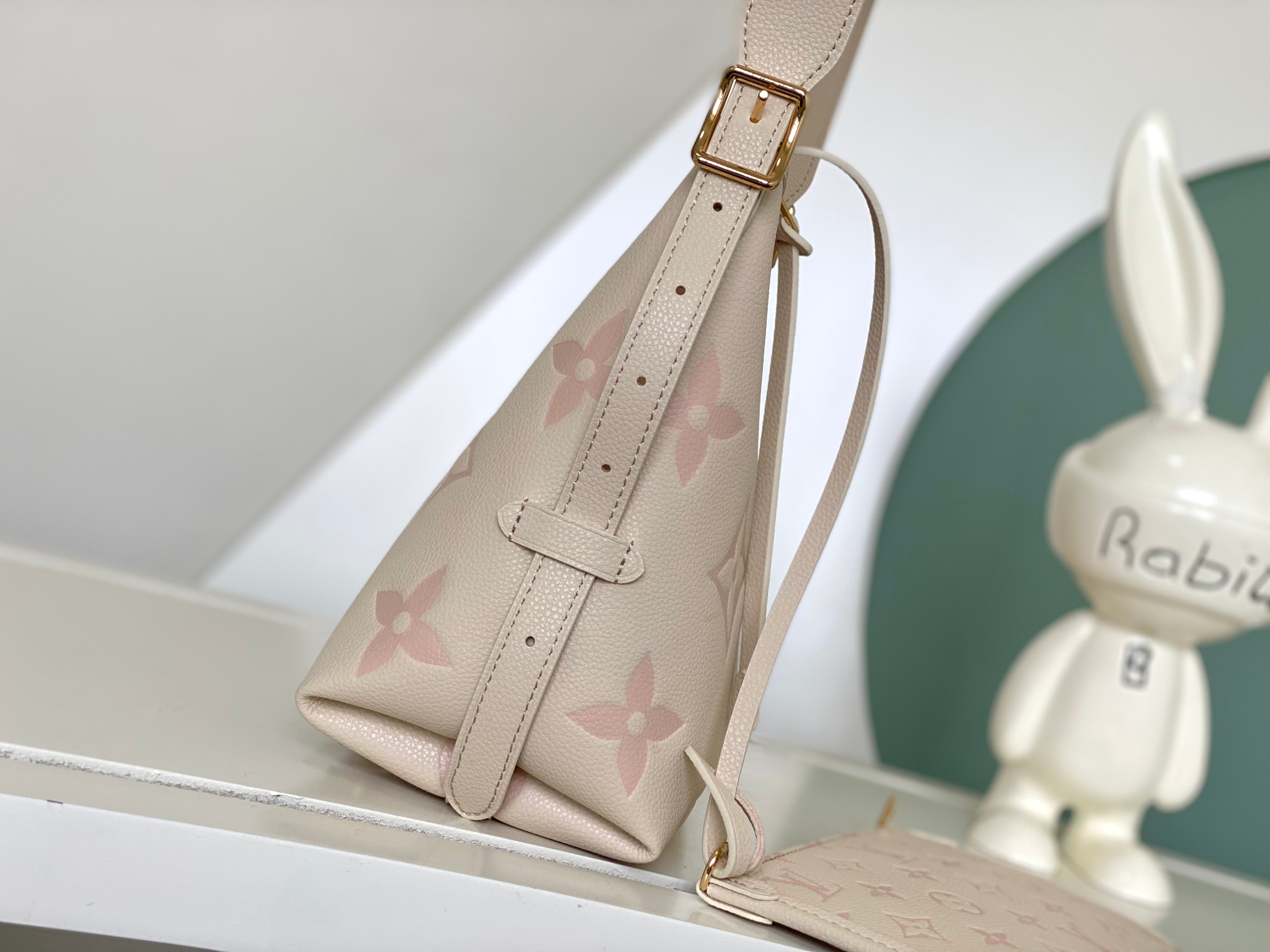 Louis Vuitton CarryAll PM Handbag in Monogram Empreinte Leather, M24141, White - Image 2