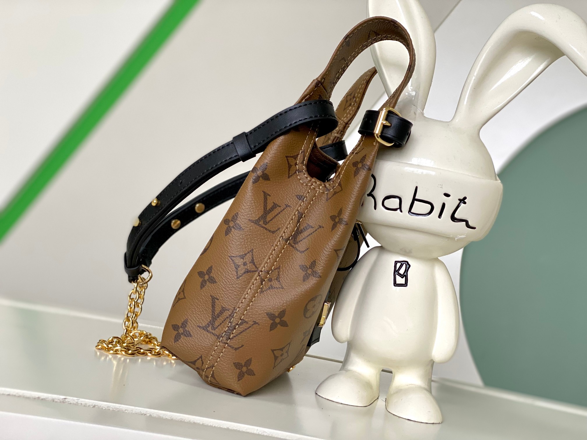 Louis Vuitton Atlantis BB Handbag M46816/M46817 Monogram Reverse - Image 2