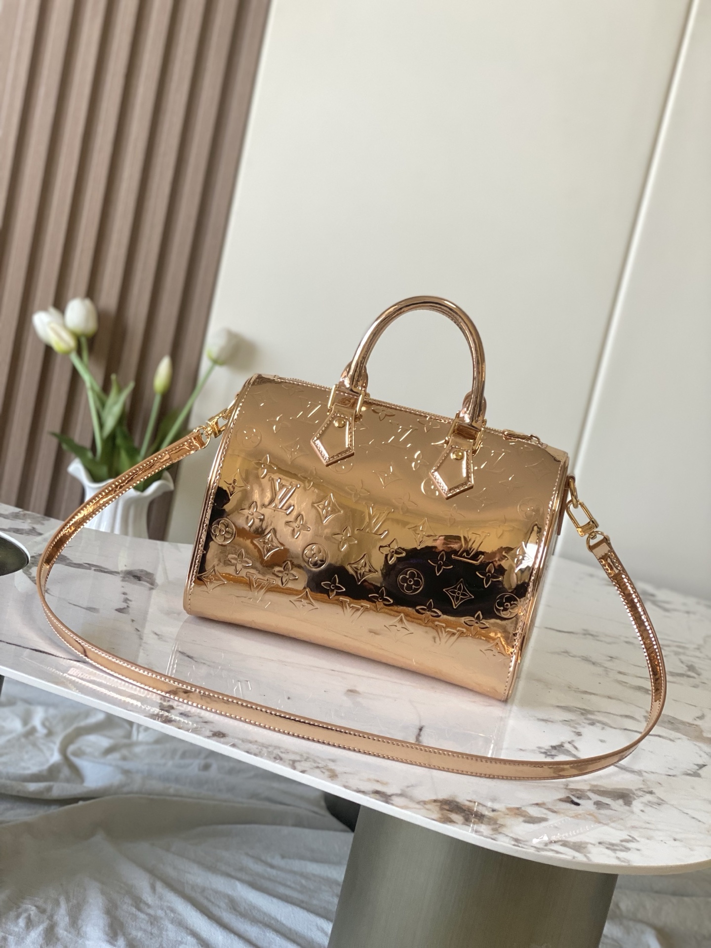 Speedy Bandoulière 25 Monogram Mirror Shoulder Bag - Image 2