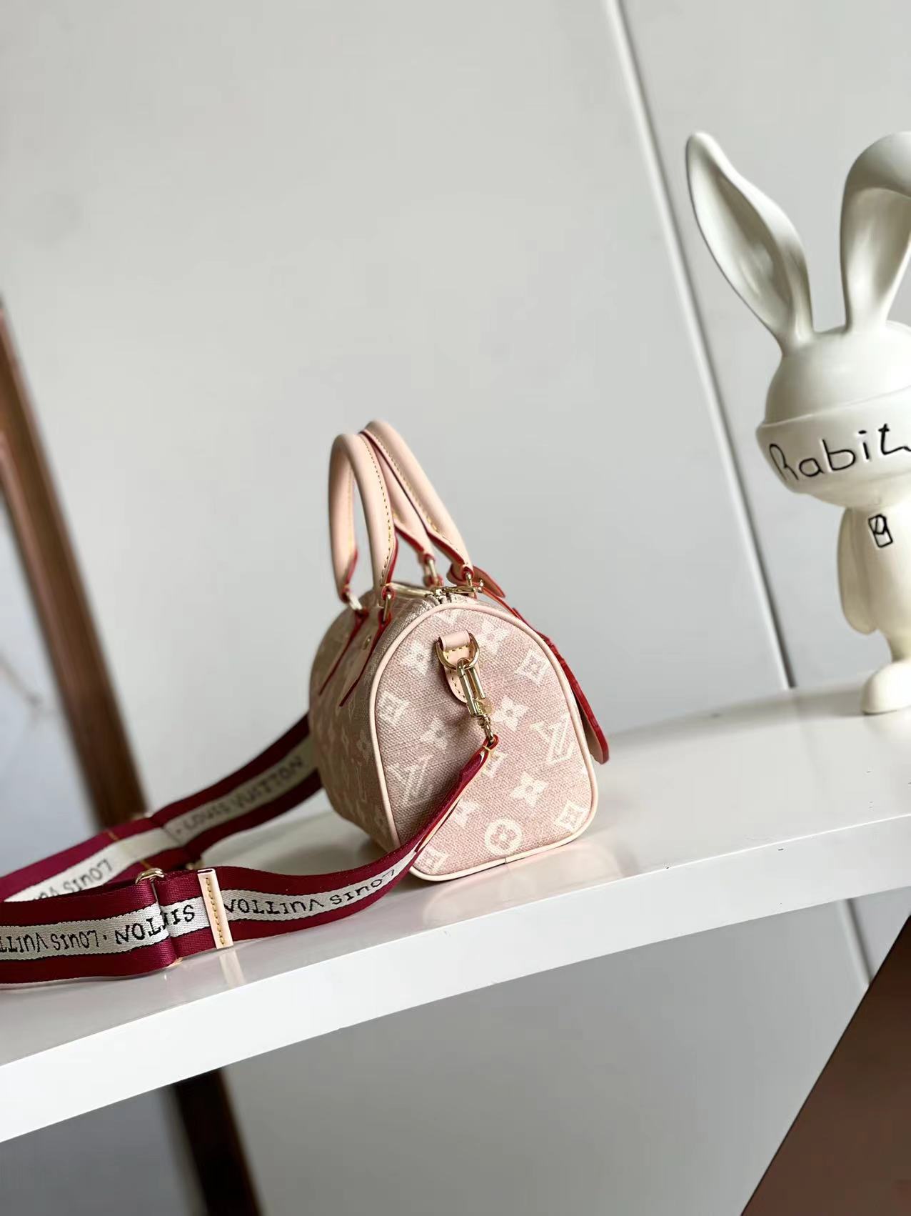 Louis Vuitton Speedy 20 Bandoulière Crossbody Bag in Meowgram Canvas - Image 2