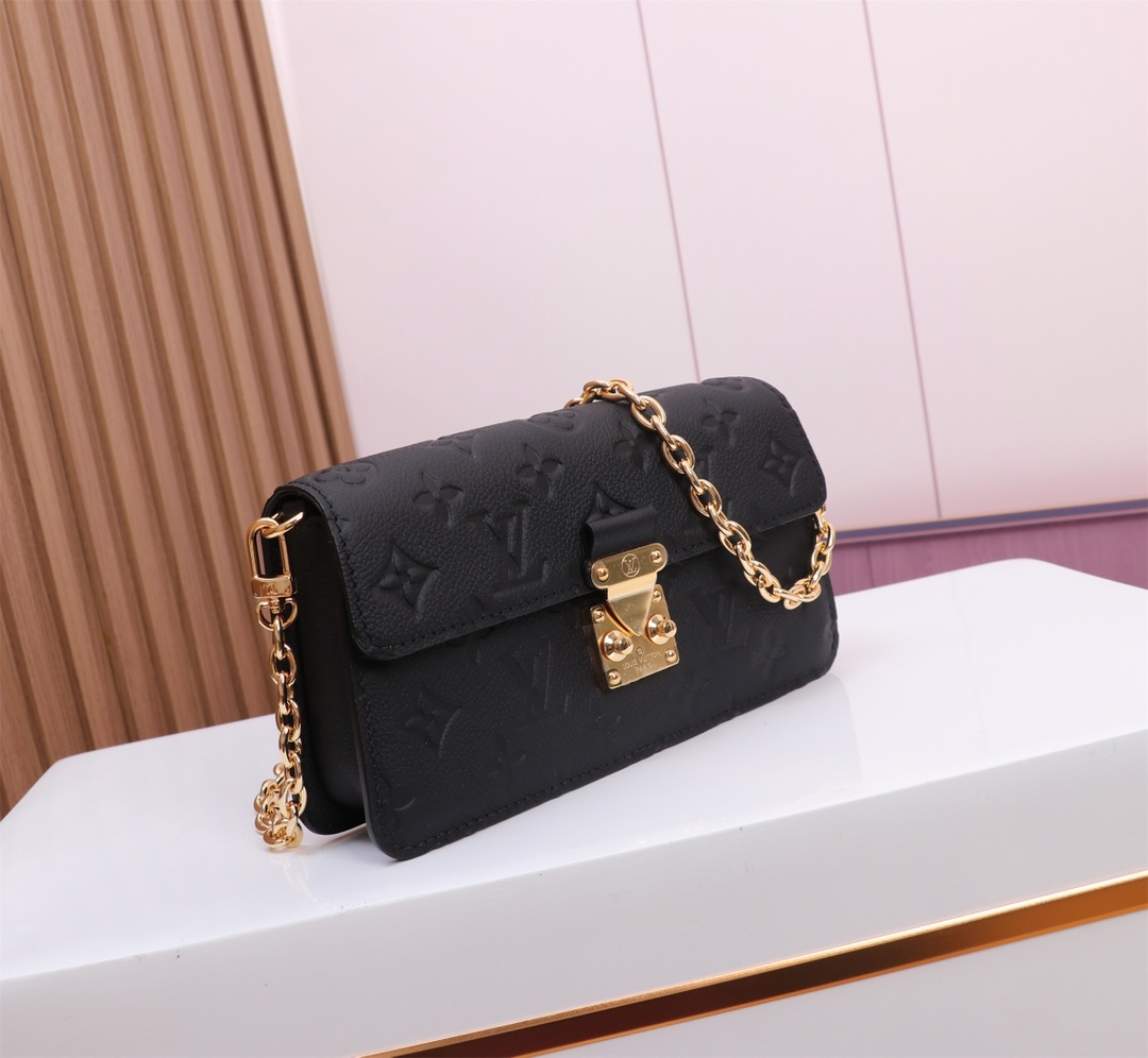 Louis Vuitton Monogram Empreinte Trapezoid Shoulder Bag M82836 M82637 - Image 2