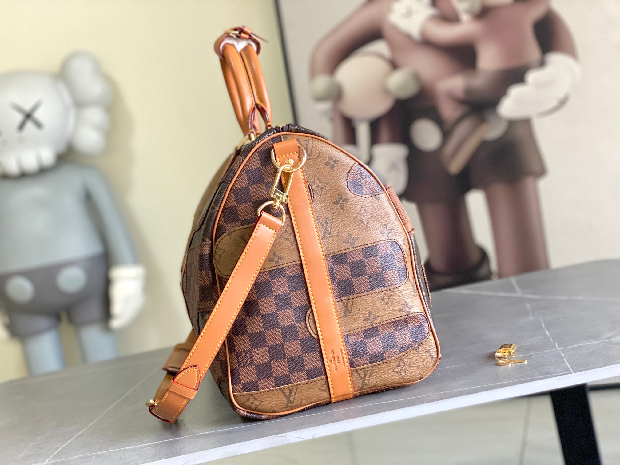 Louis Vuitton Keepall Bandoulière 50 Travel Bag - Image 2