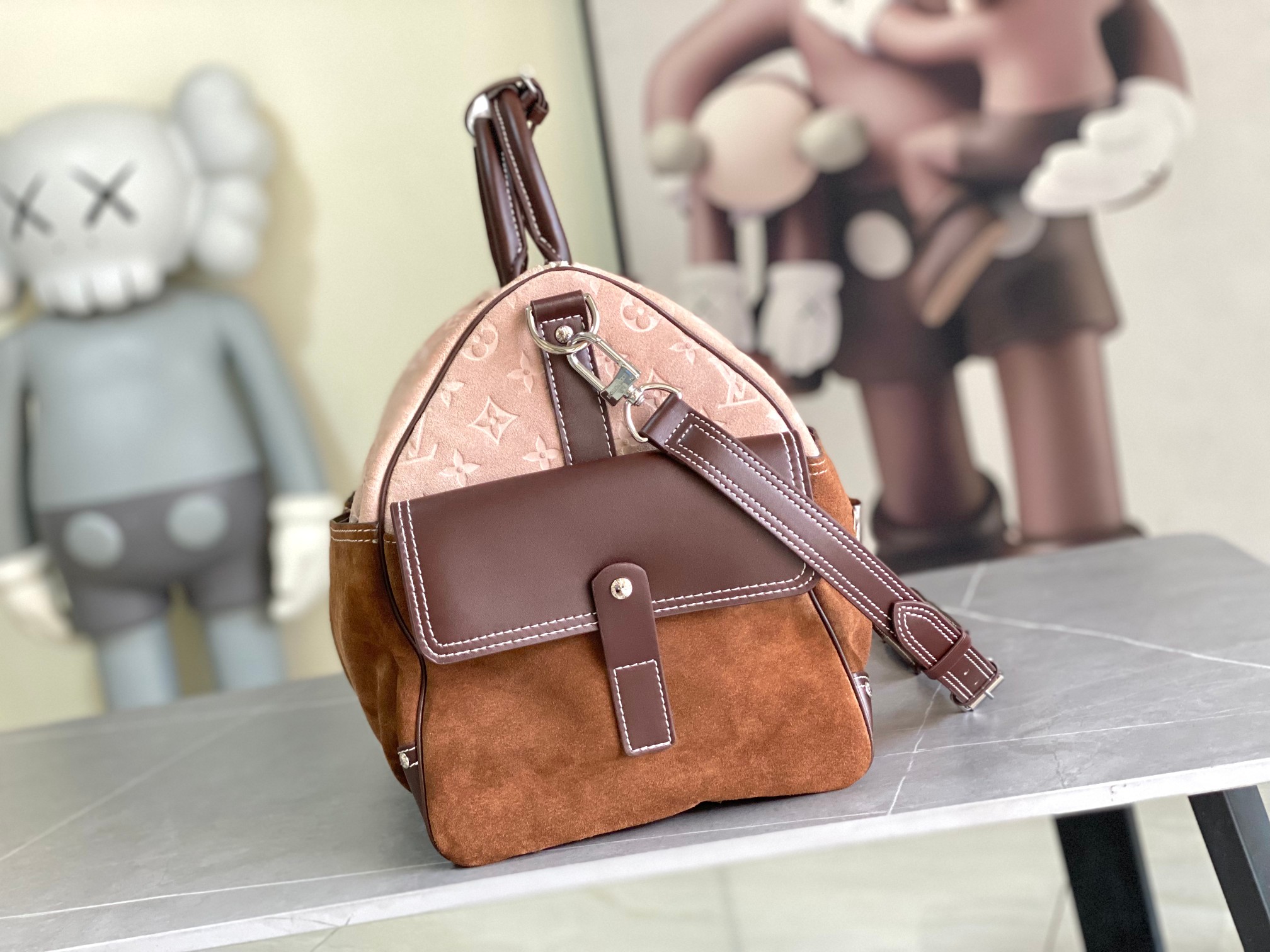 Louis Vuitton Keepall Bandoulière 50 Travel Bag - Image 2