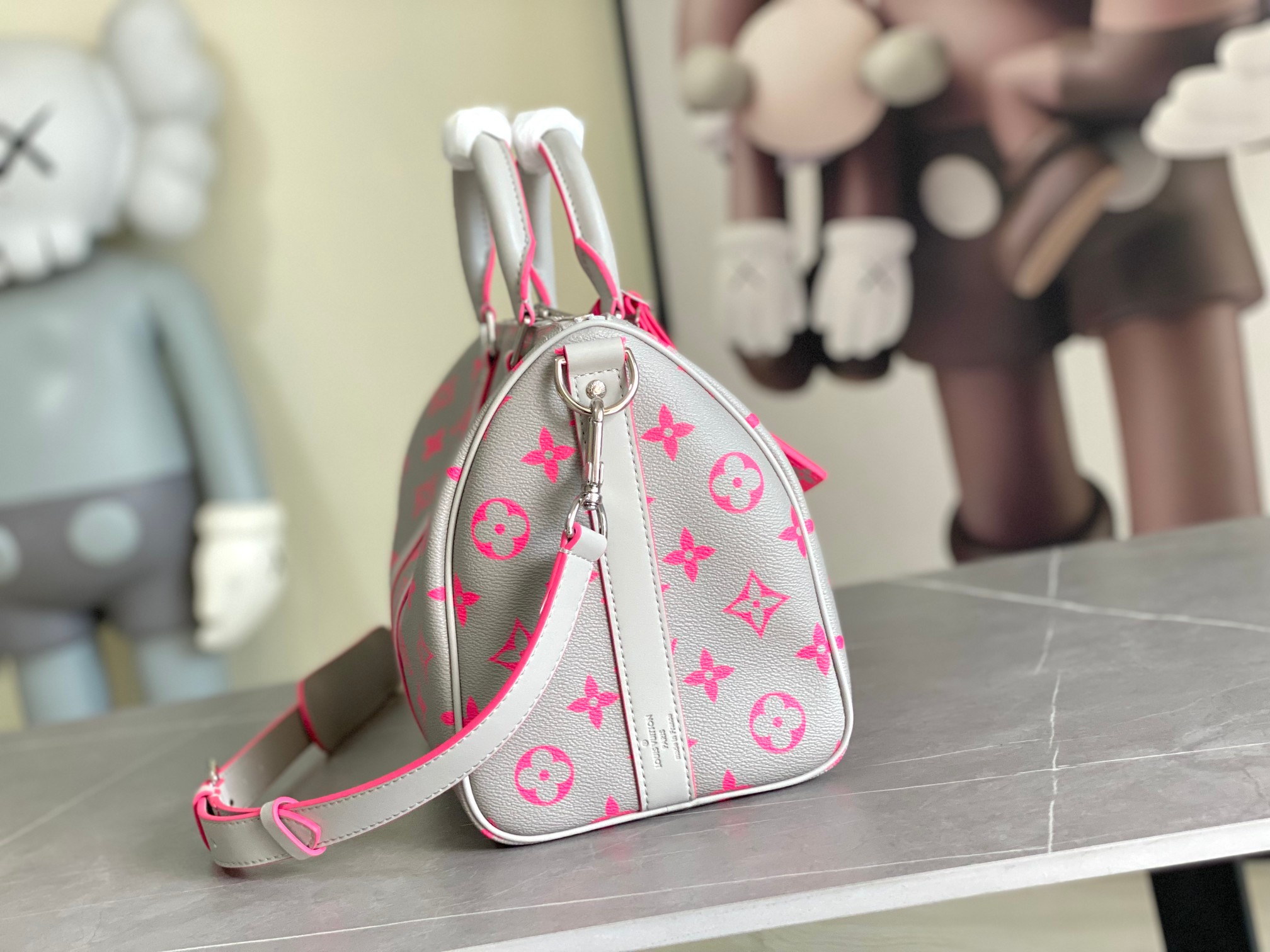 Louis Vuitton Keepall Bandoulière 35 Travel Bag - Image 2