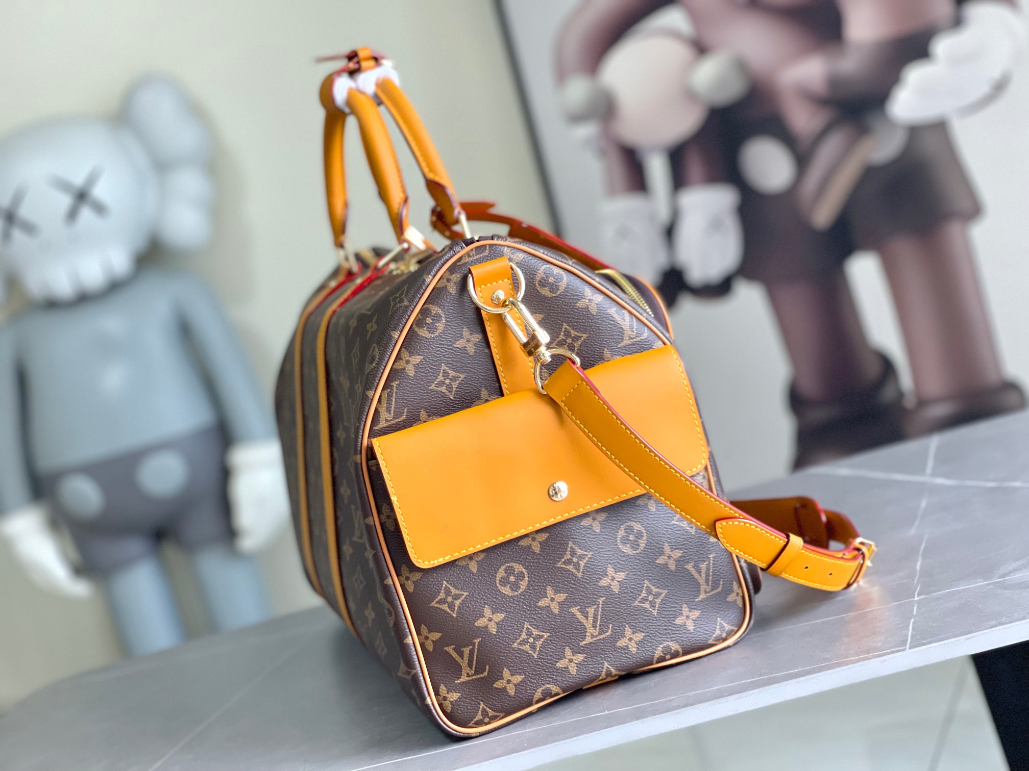 Louis Vuitton Keepall Bandoulière 50 Travel Bag M14735 - Image 2