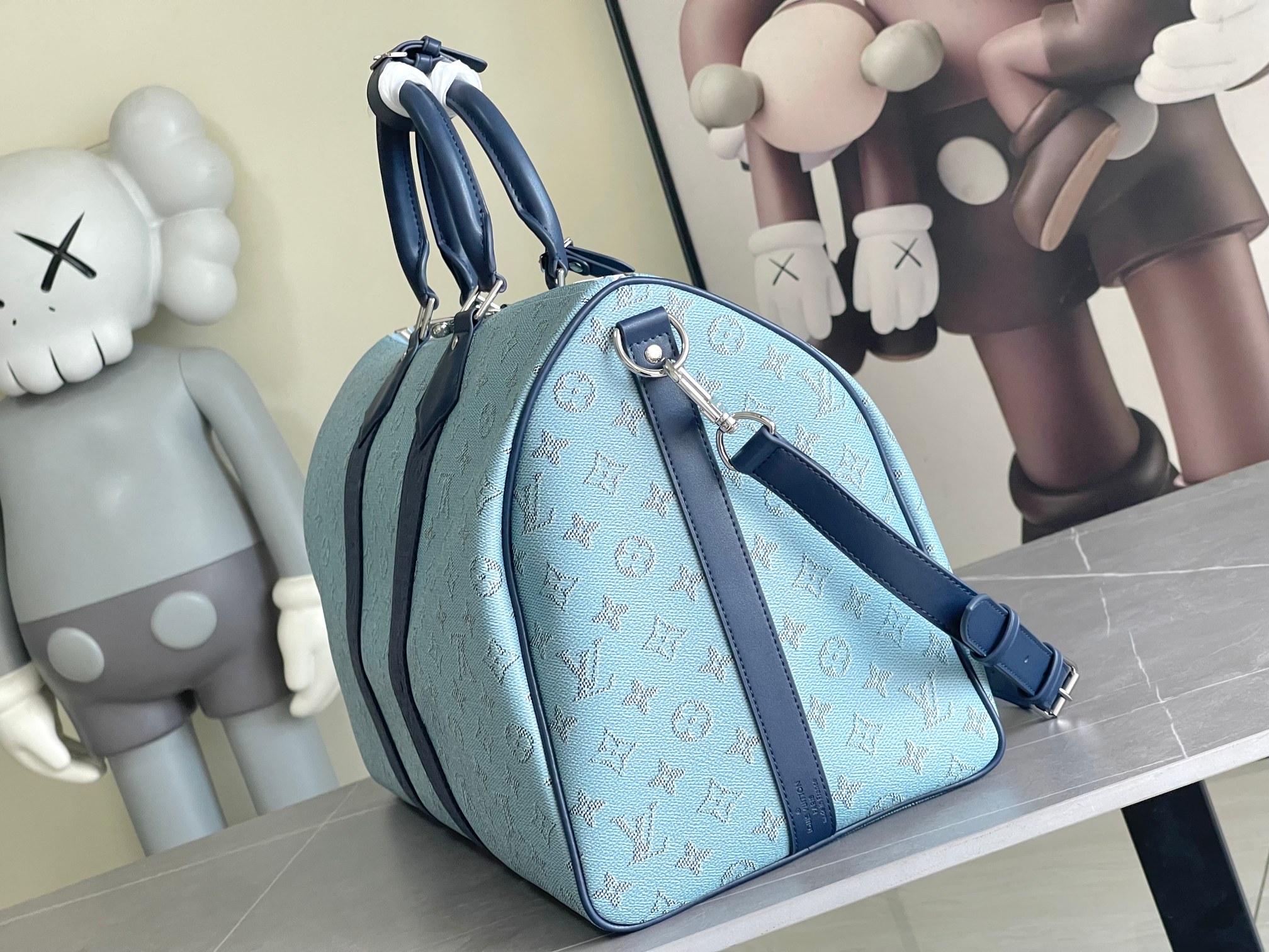 Louis Vuitton Keepall Bandoulière 50 Travel Bag - Image 2