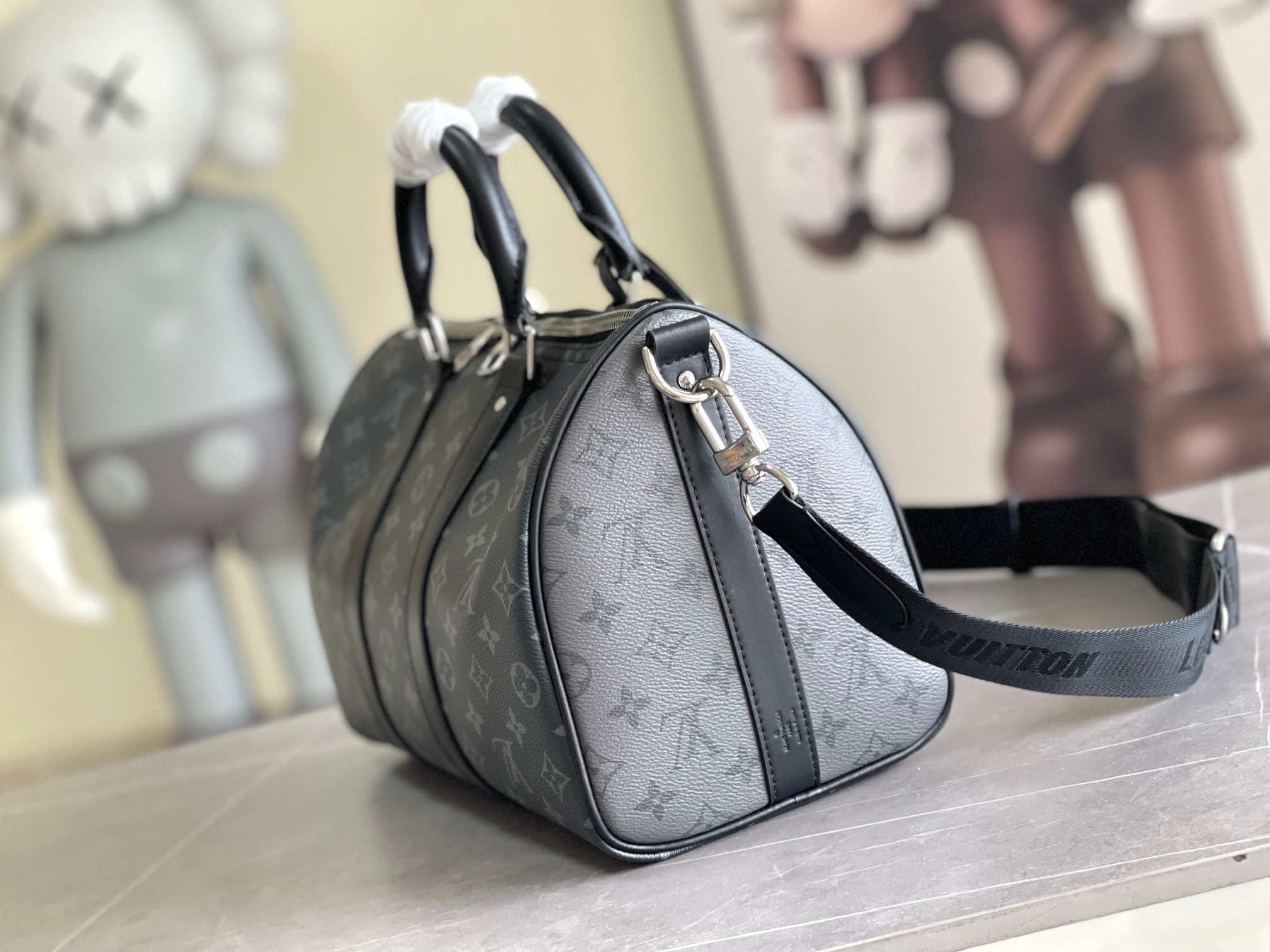 Keepall 35 Travel Bag in Monogram Eclipse Canvas - Image 2