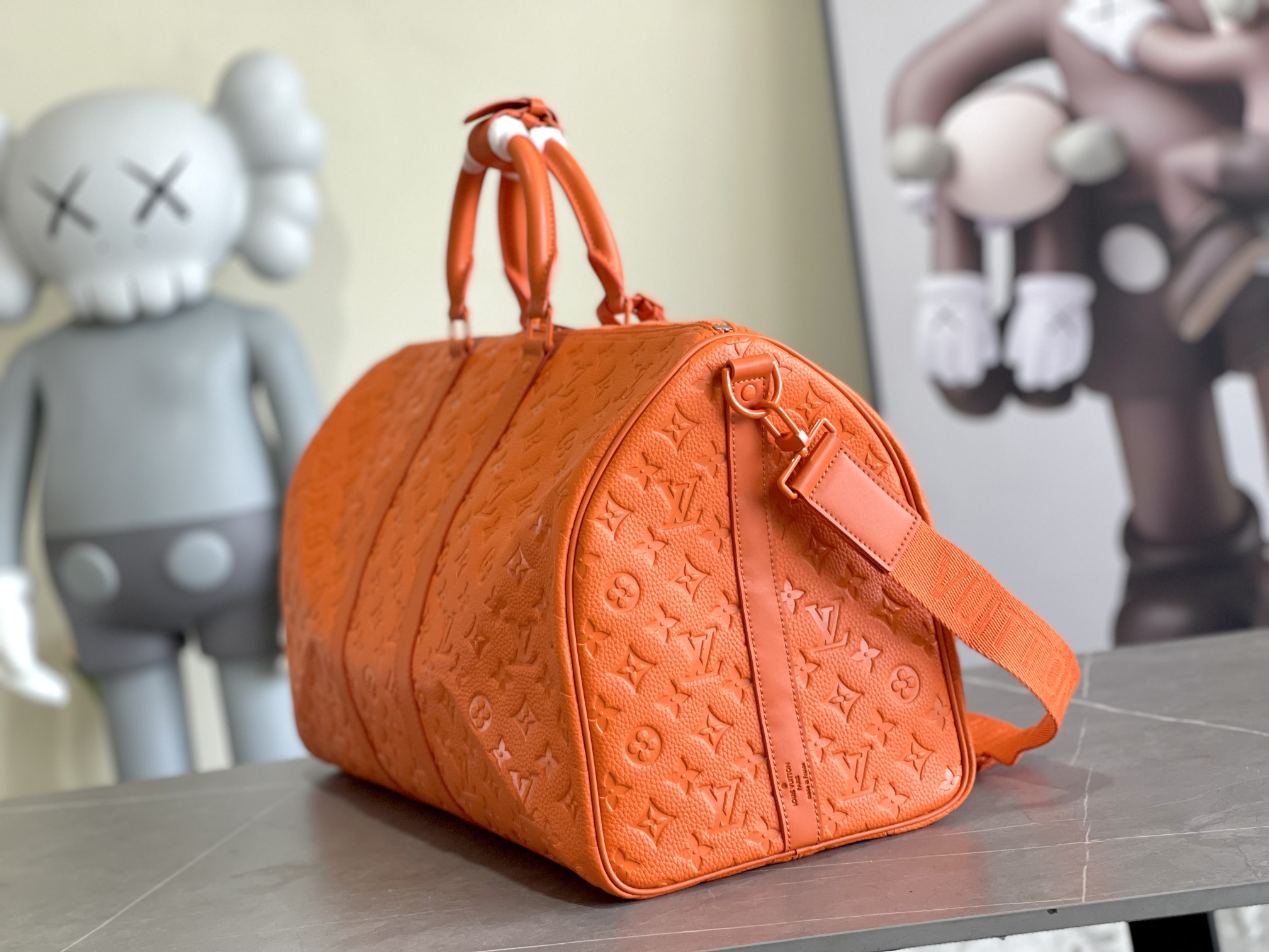 Keepall Bandoulière 50 Travel Bag - Monogram Shadow - Image 2