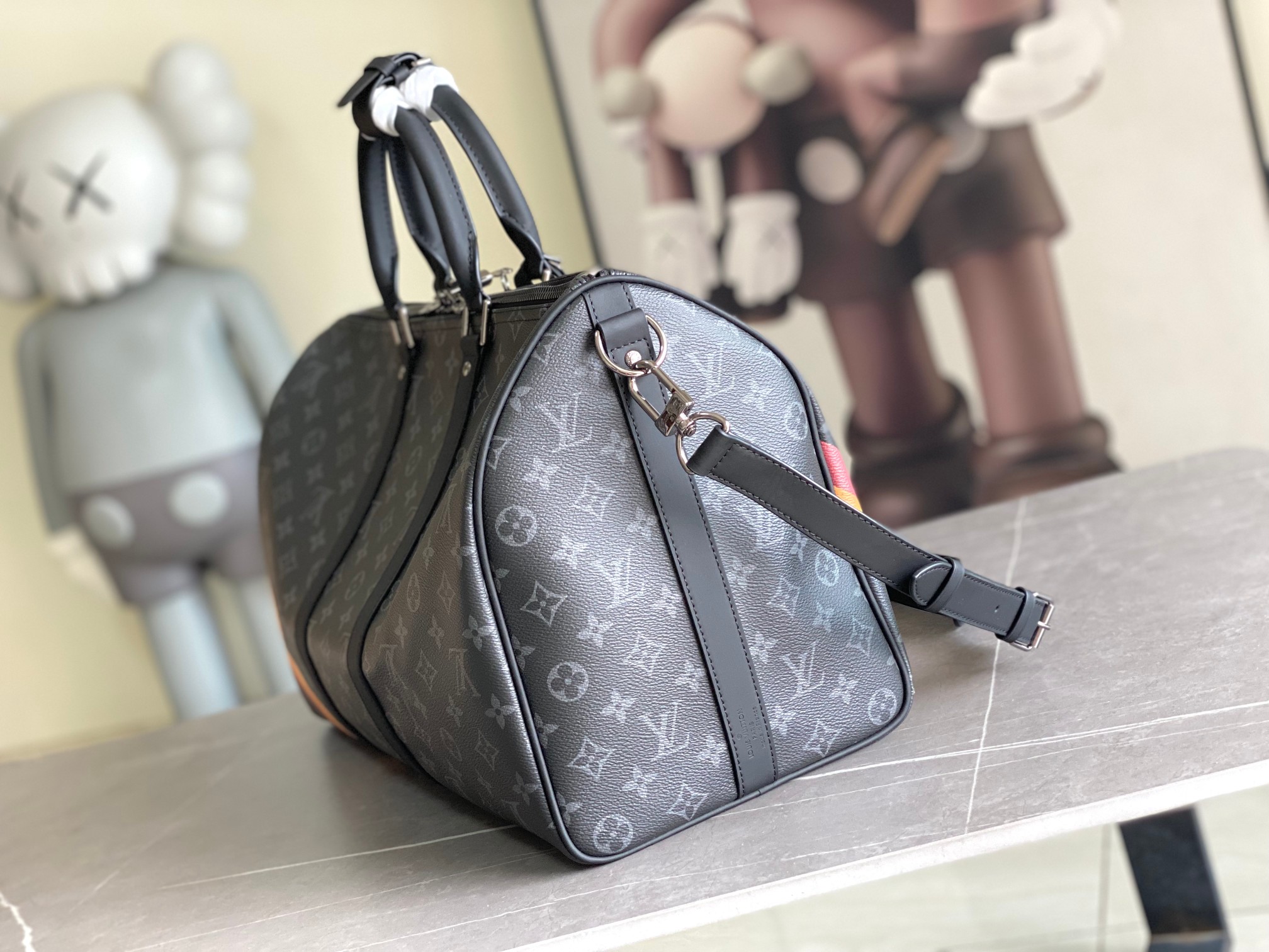 Louis Vuitton Keepall Bandoulière 45 Travel Bag - Image 2