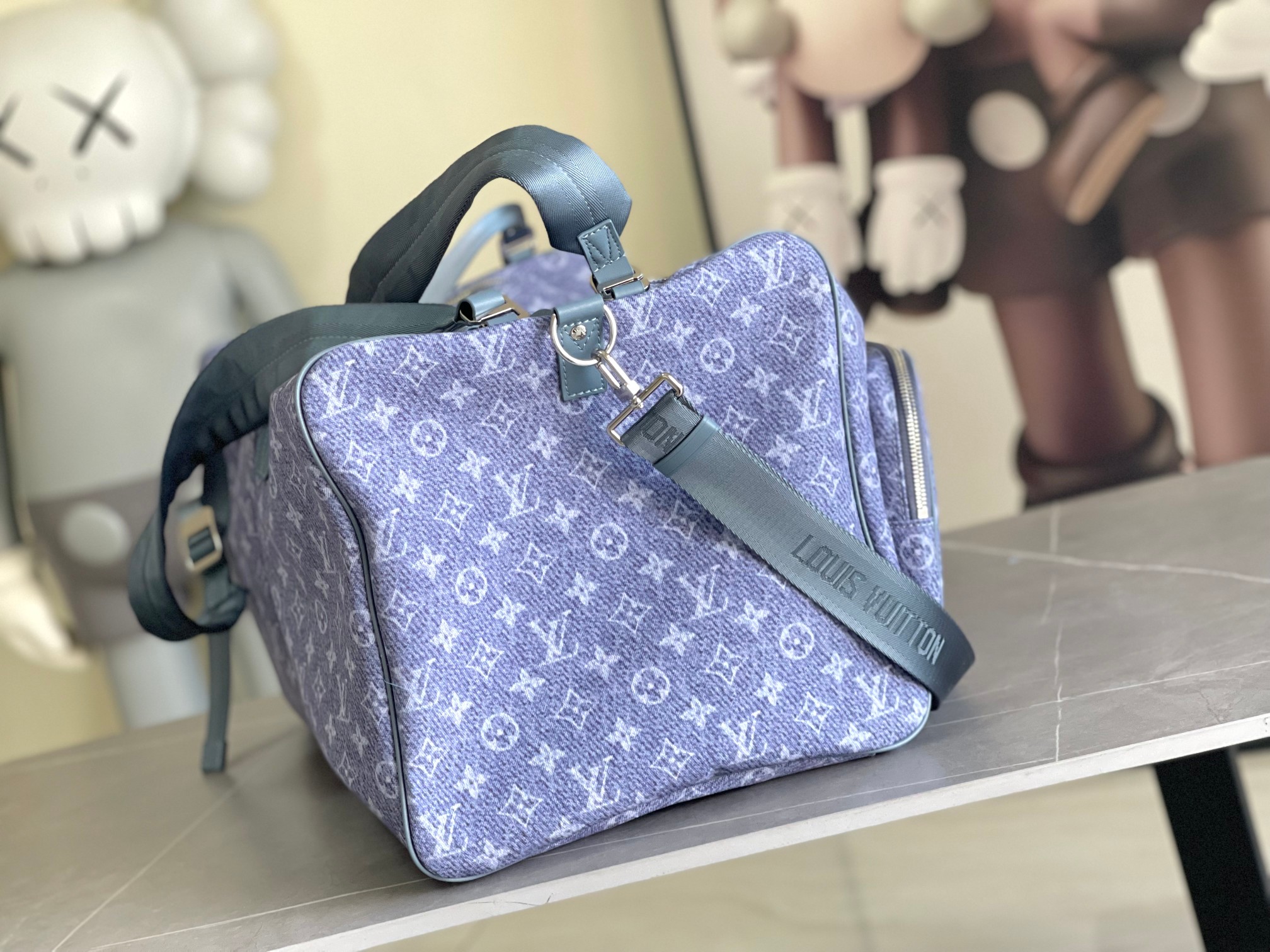 Louis Vuitton Keepall Bandoulière 50 Travel Bag - Image 2