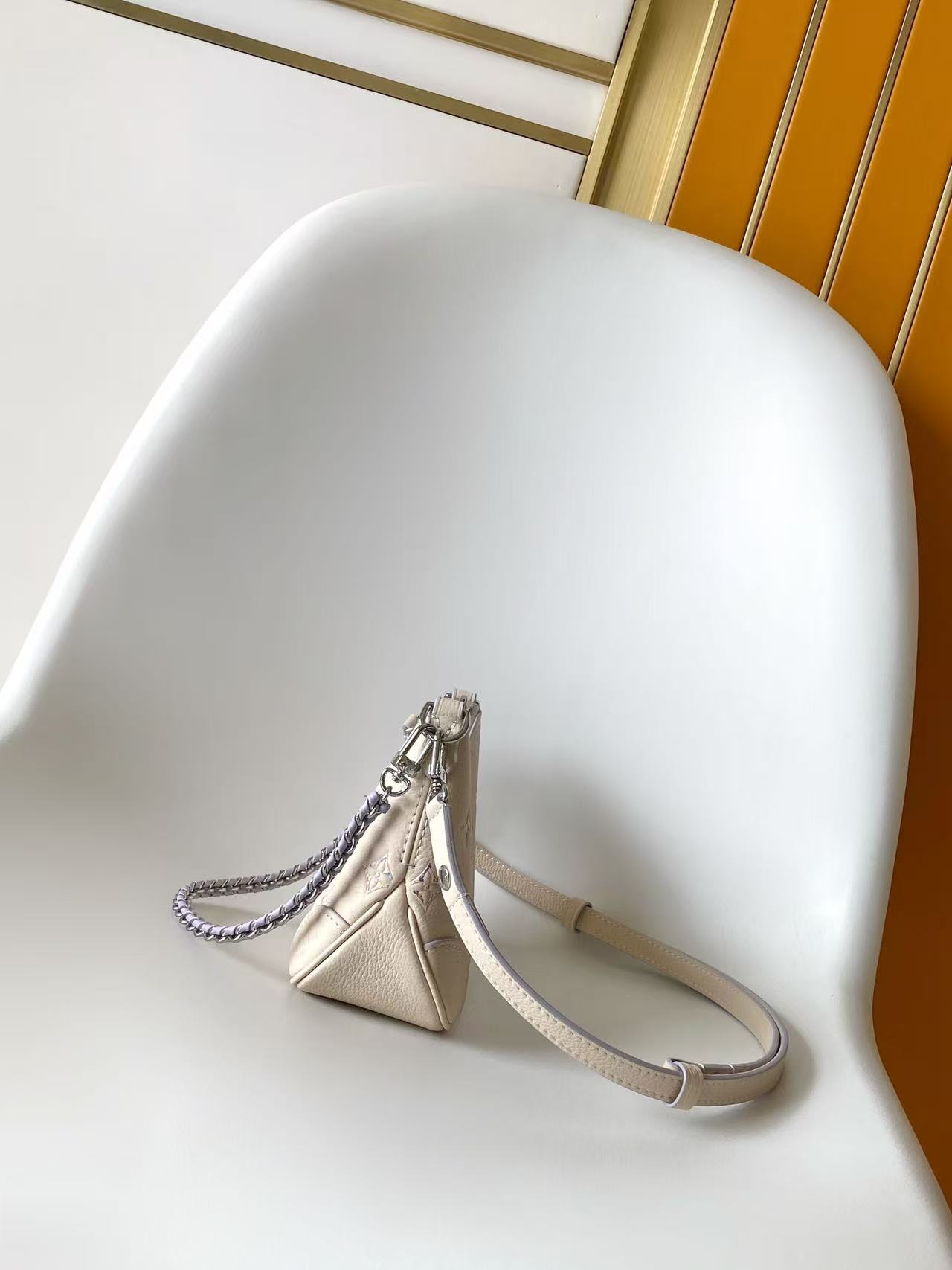 Louis Vuitton Nano Boulogne Monogram Empreinte Leather Chain Bag – Iridescent Purple - Image 2