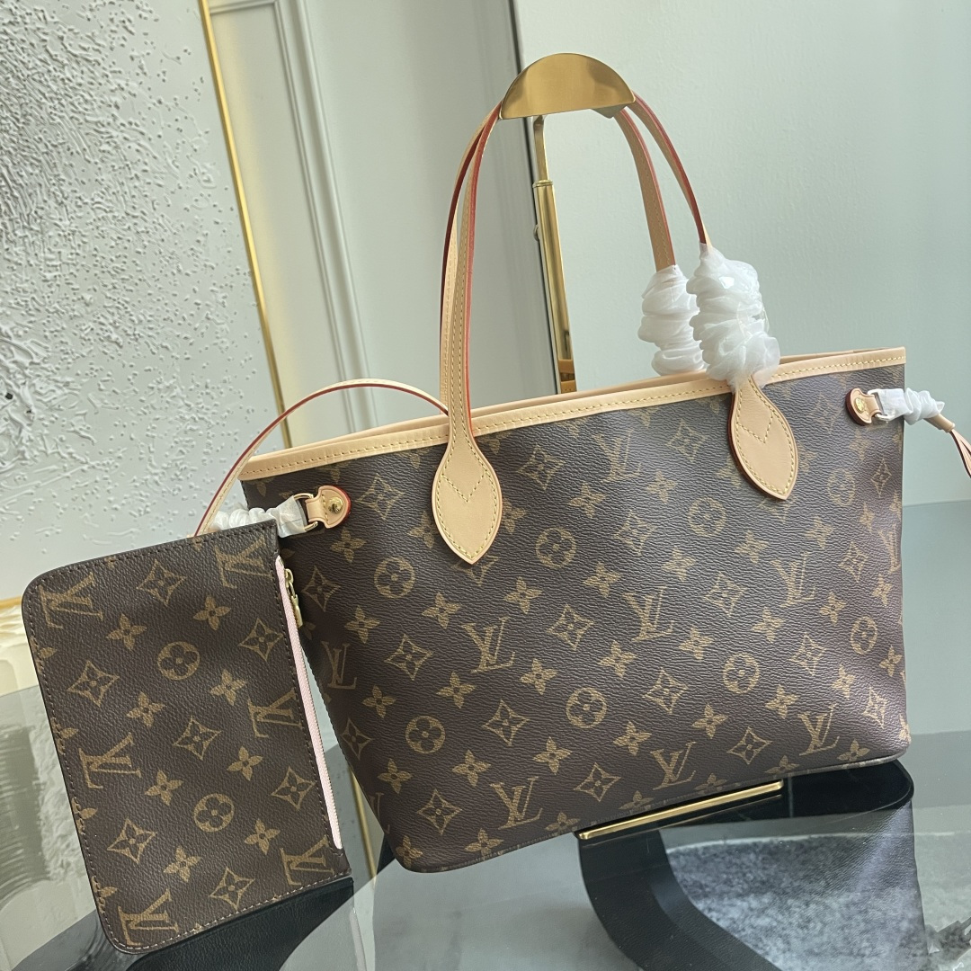 Neverfull PM Tote Bag in Damier Ebene Canvas - Image 2