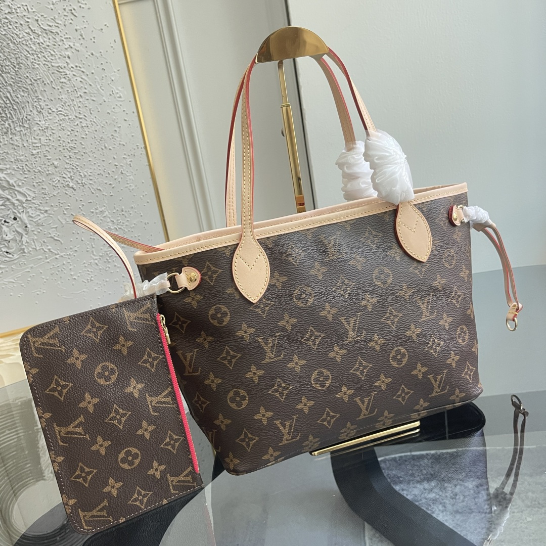 Neverfull PM Tote Bag in Damier Ebene Canvas - Image 2