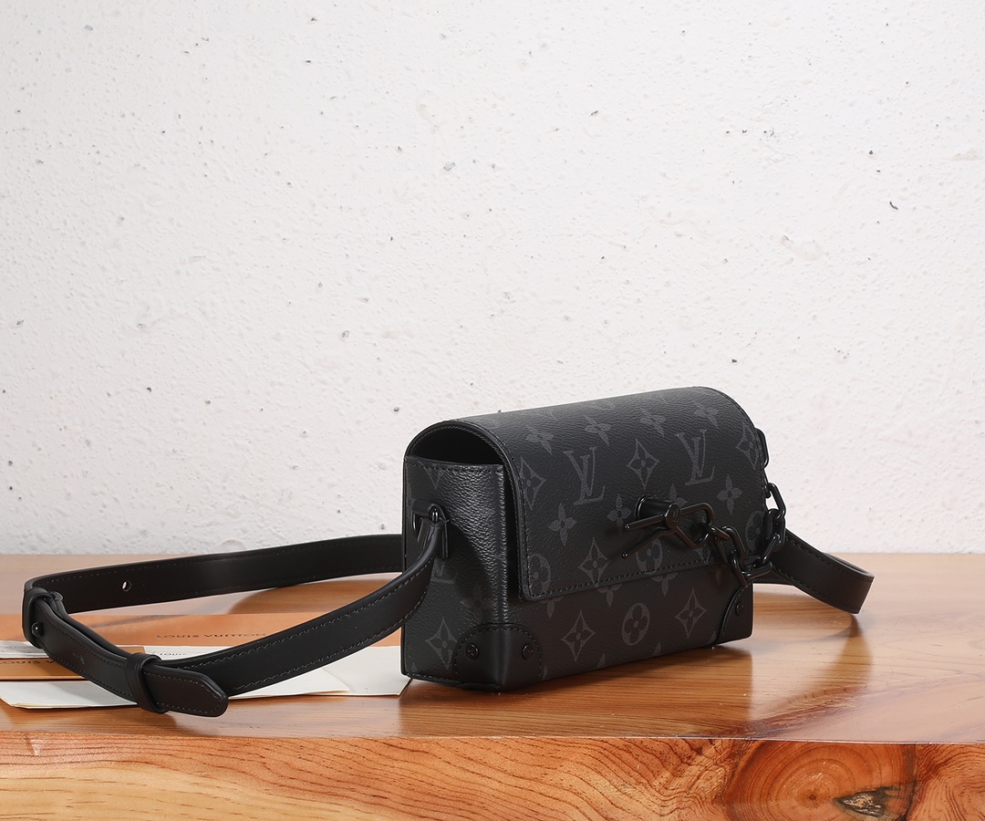 Louis Vuitton Steamer Mini Handbag in Monogram Eclipse Canvas - Image 2
