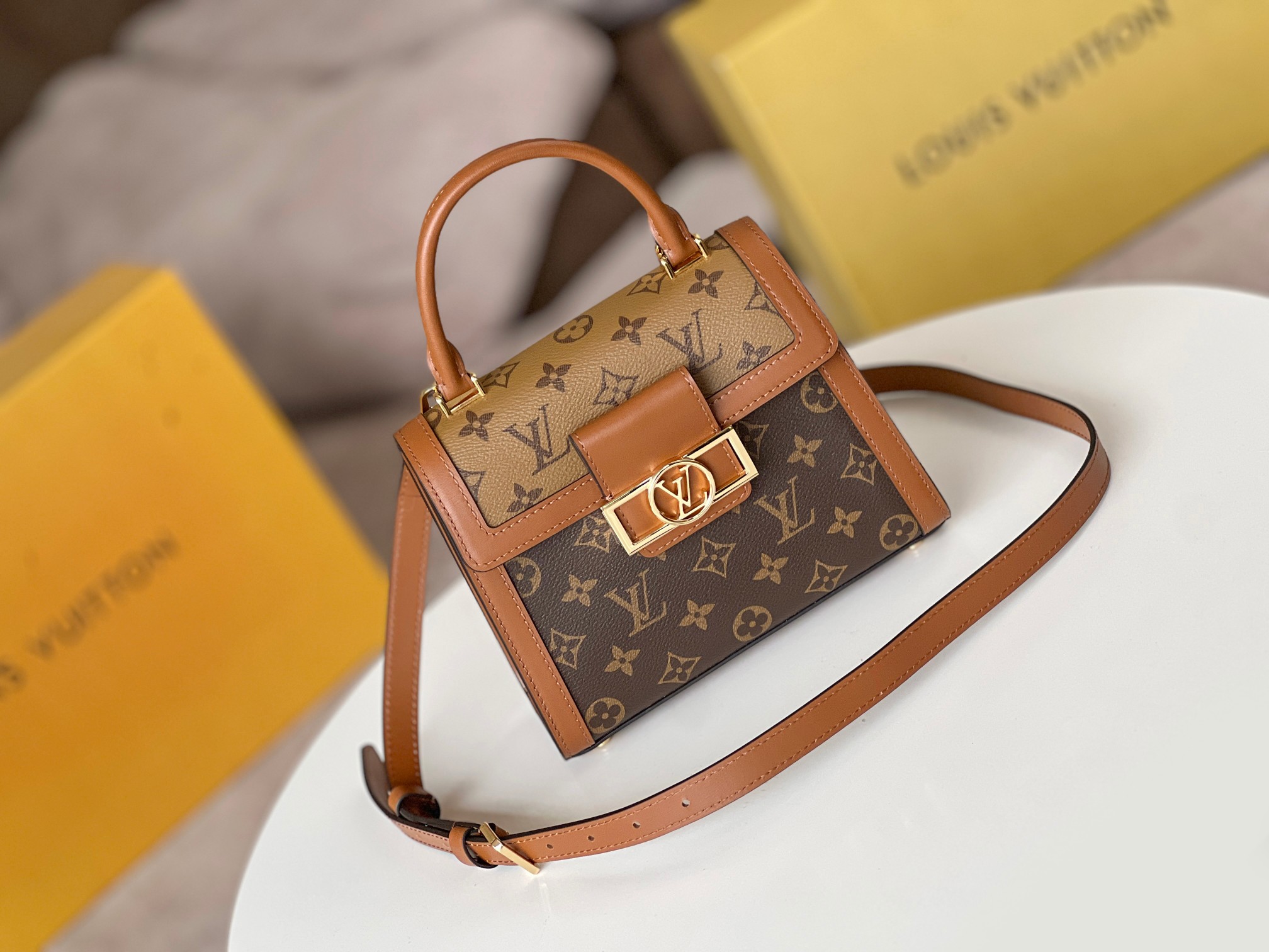 Louis Vuitton Dauphine Capitale Handbag - Image 2
