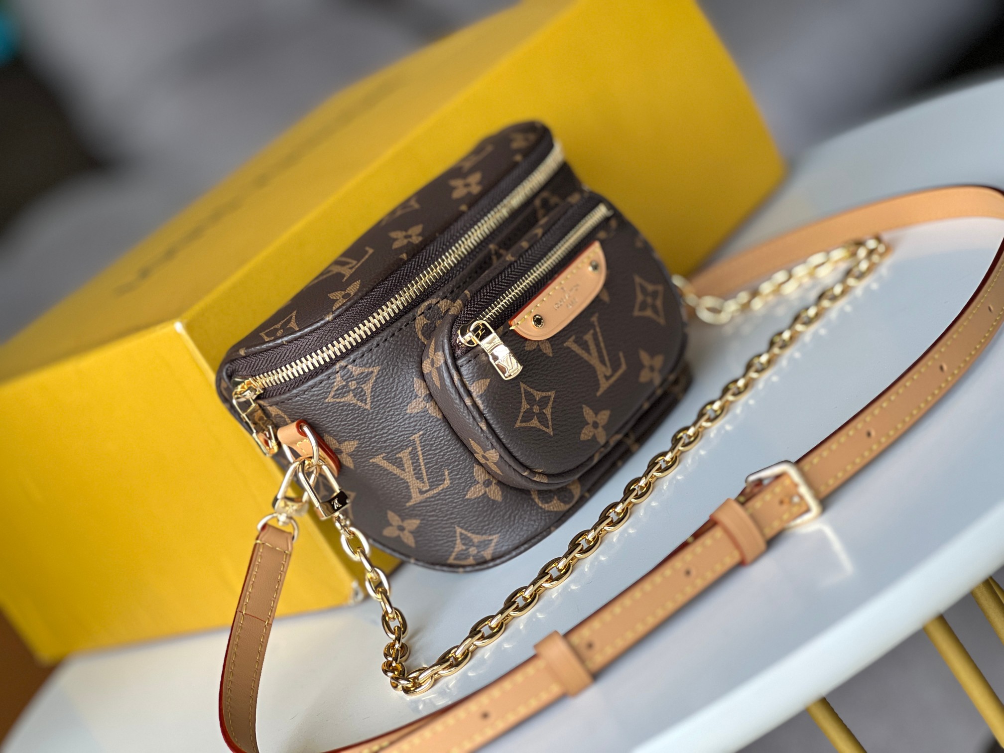 Louis Vuitton Mini Bumbag M82335 in Monogram Empreinte Leather - Image 2