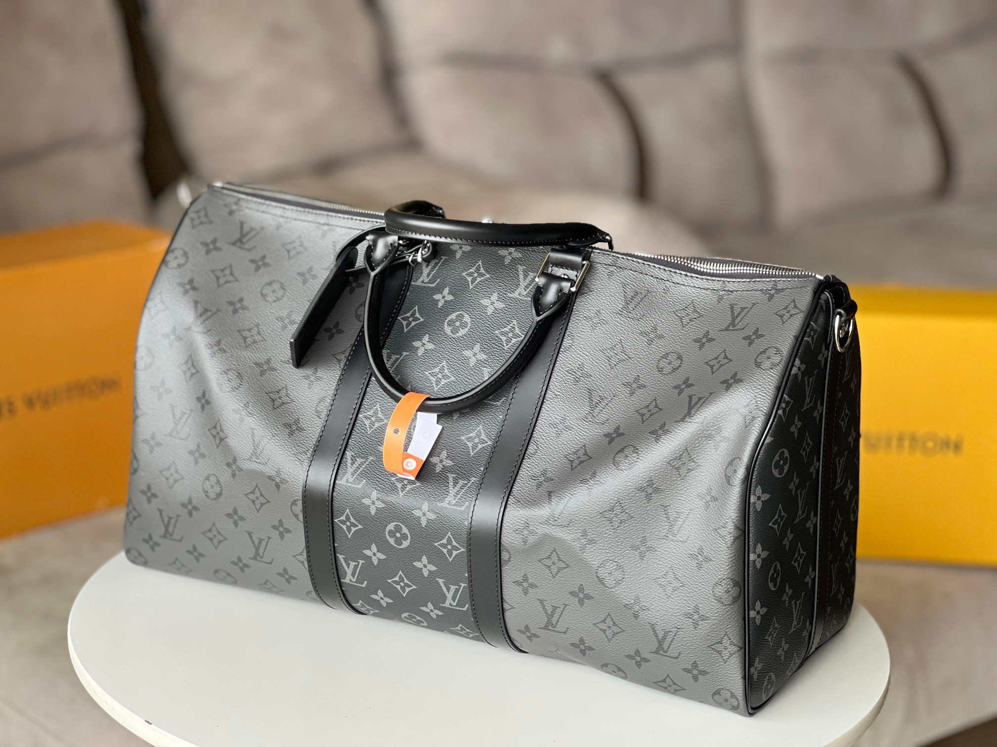Louis Vuitton Keepall Bandoulière 50 Travel Bag - Image 2