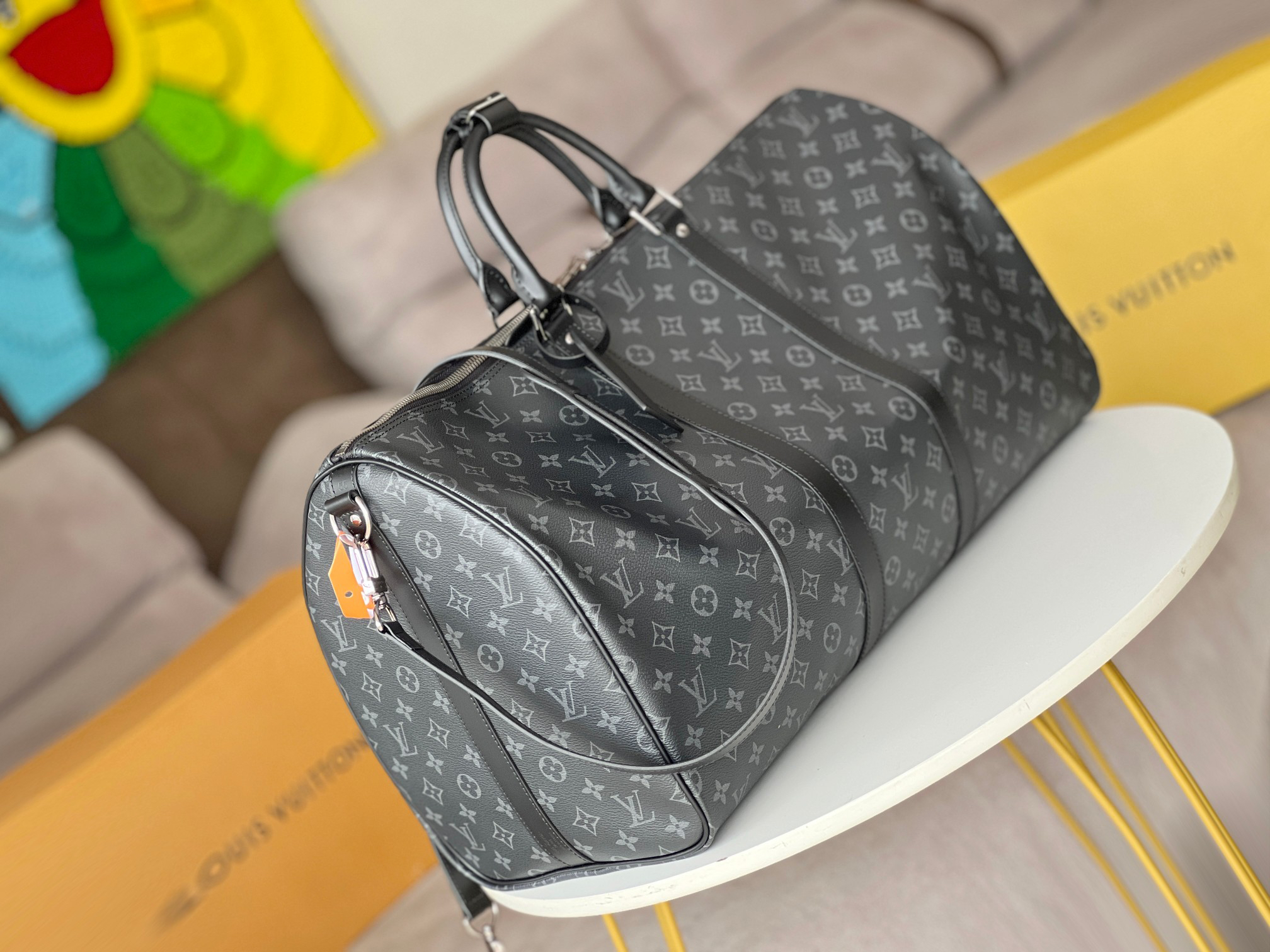 Louis Vuitton Keepall Travel Bag 55 - Image 2