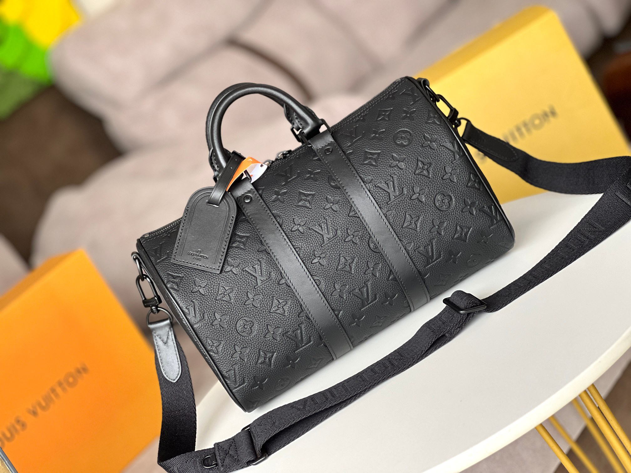 Louis Vuitton Keepall Bandoulière 35 Travel Bag - Image 2