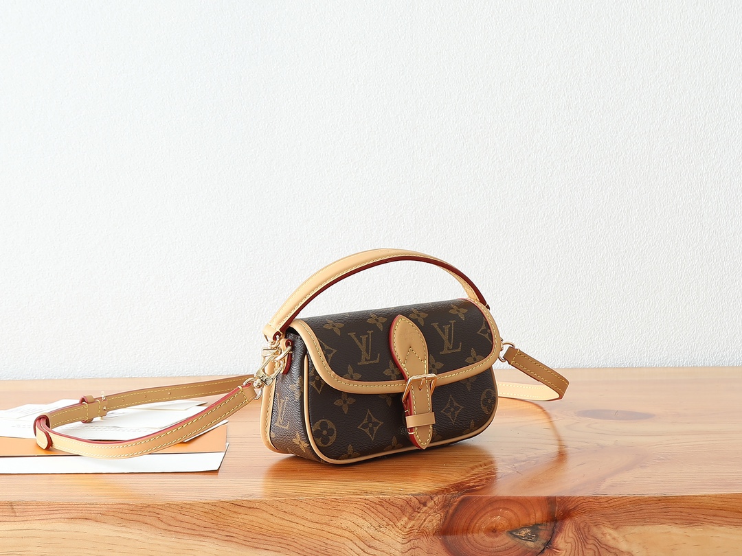 Louis Vuitton Nano Diane Monogram Canvas and Leather Bag - Image 2