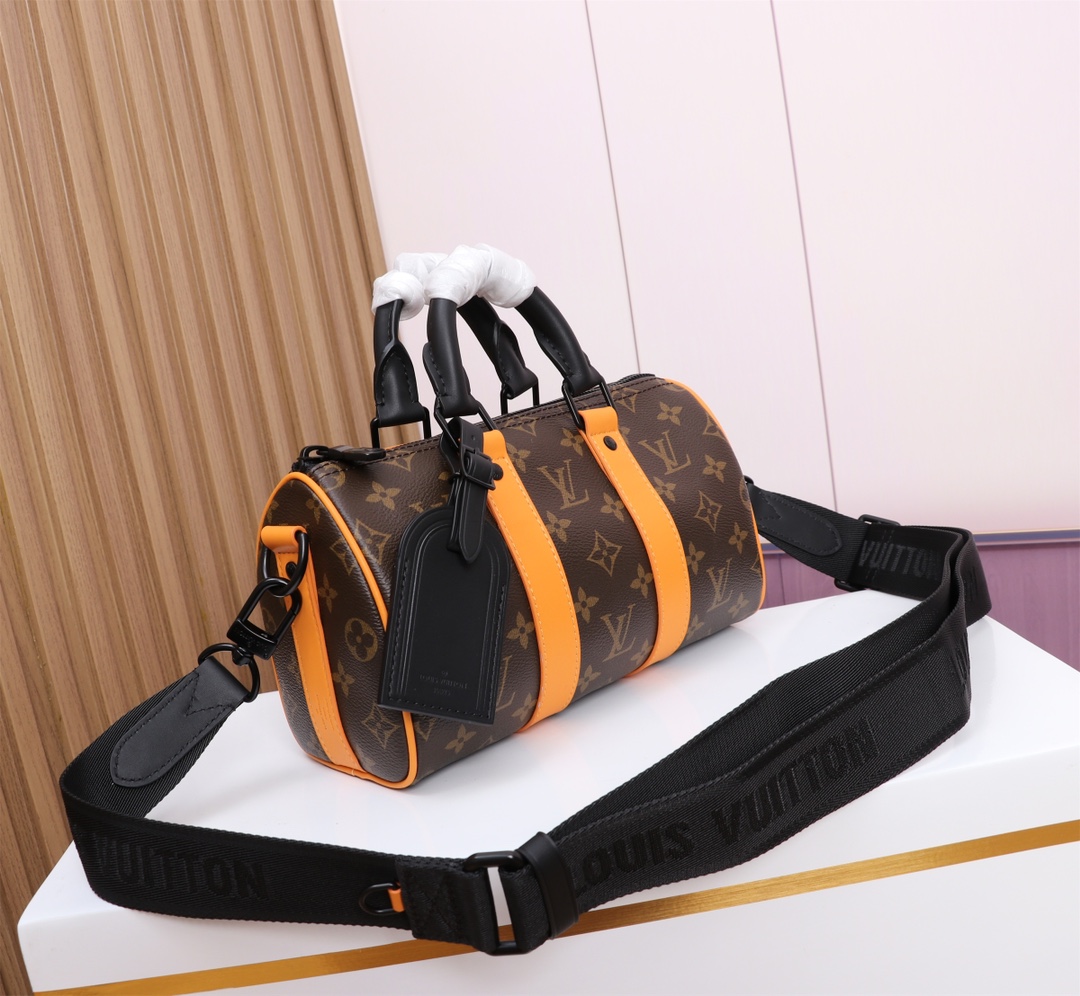 Louis Vuitton Keepall M46687 Monogram Taurillon Leather Travel Bag - Image 2