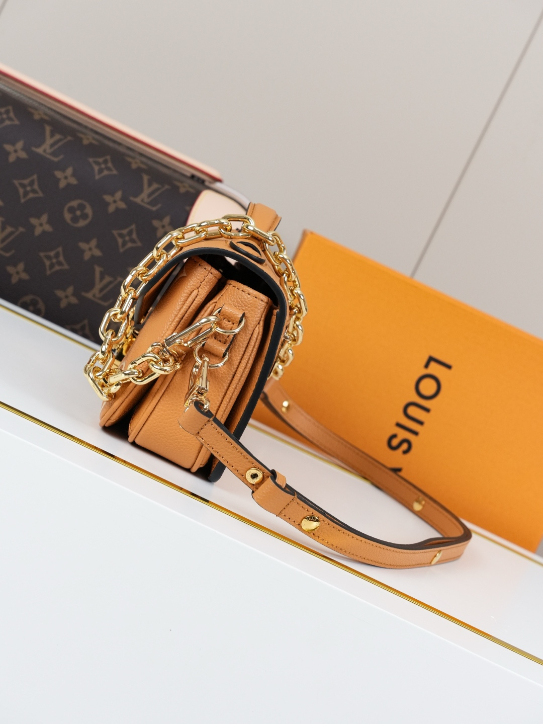 Louis Vuitton Pochette Métis East West Shoulder Bag in Monogram Empreinte Leather - Image 2