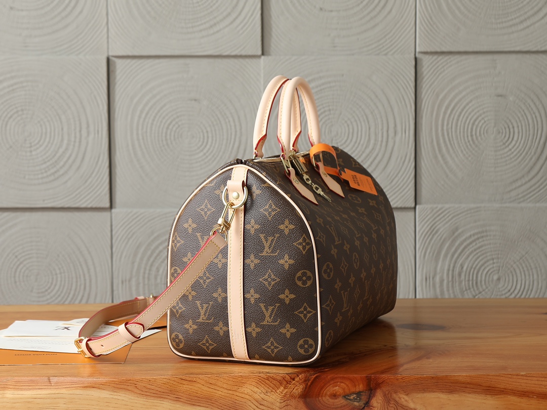 Louis Vuitton Speedy Bandoulière 35 Monogram Canvas Handbag - Image 2