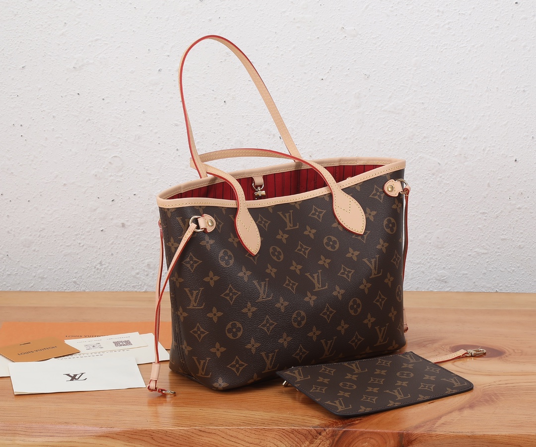 Louis Vuitton Neverfull Small Tote Bag in Damier Azur Canvas - Image 2