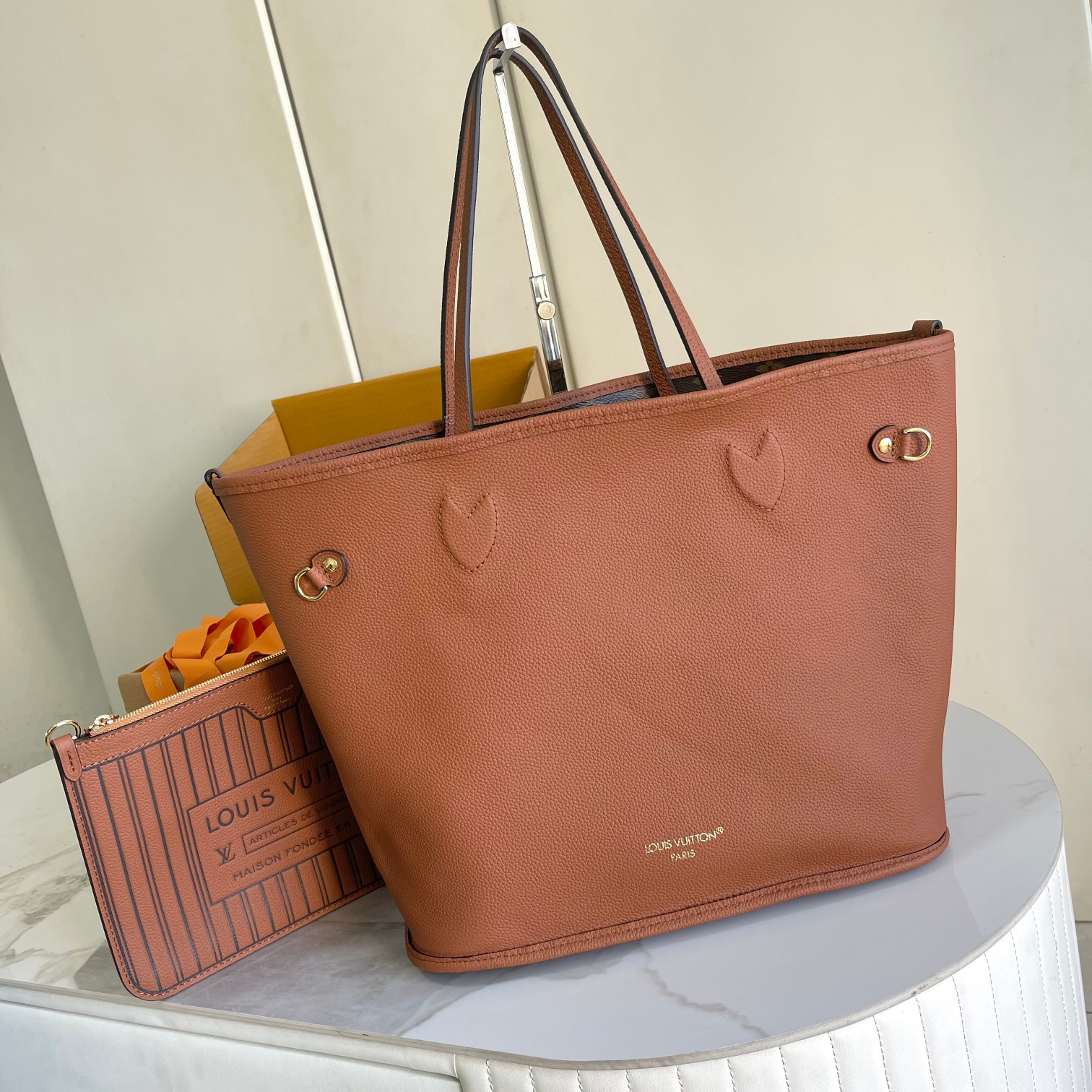 Louis Vuitton Neverfull Medium Handbag M12061 Brown - Image 2