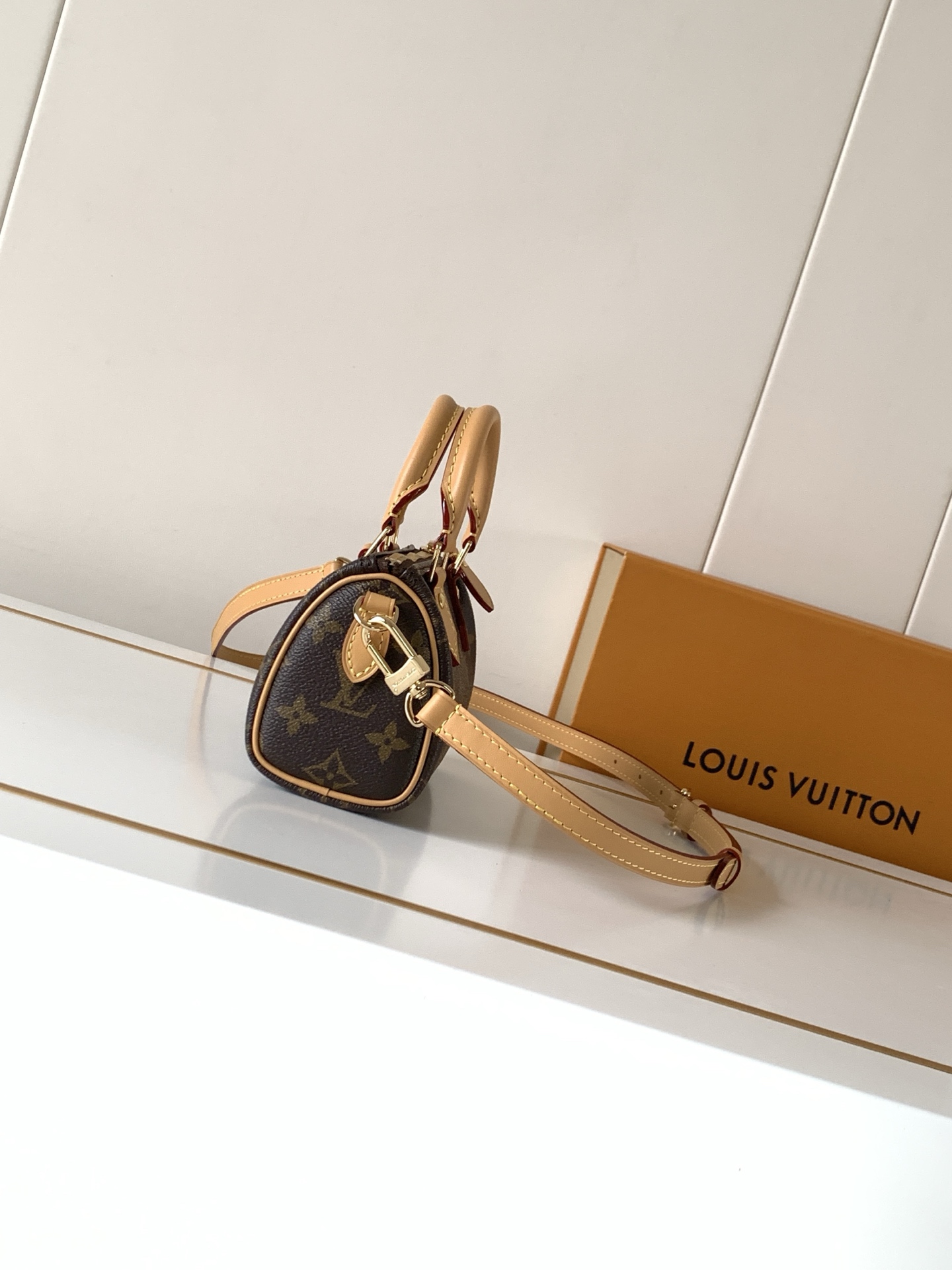 Louis Vuitton Nano Speedy Monogram Canvas Handbag - Image 2
