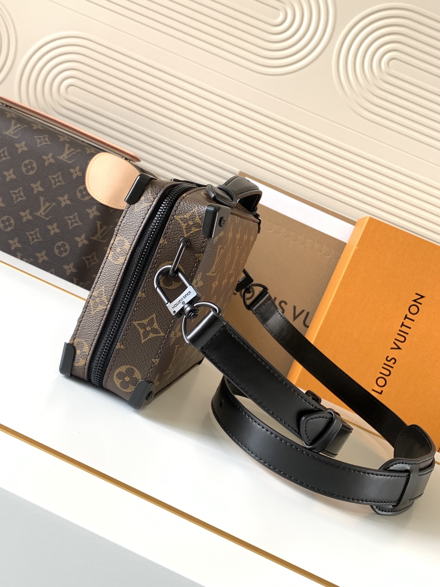 Louis Vuitton Handle Soft Trunk Bag in Monogram Macassar Canvas - Image 2