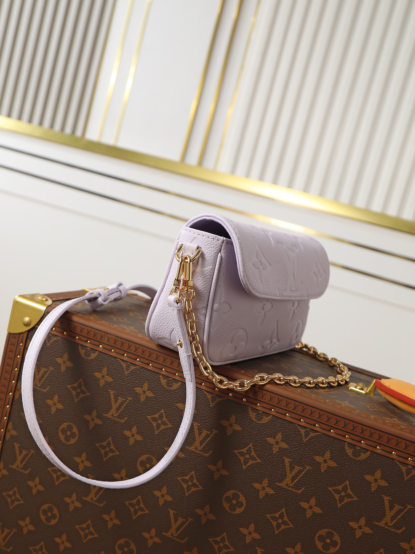 Louis Vuitton Wallet On Chain Ivy M25714 Misty Purple - Image 2