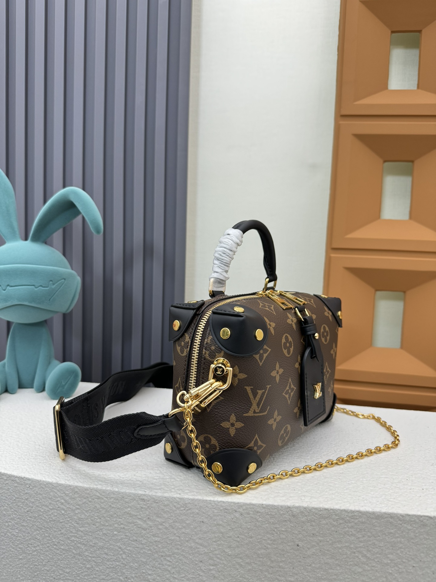 Louis Vuitton Petite Malle Souple Monogram Crossbody Bag - Image 2