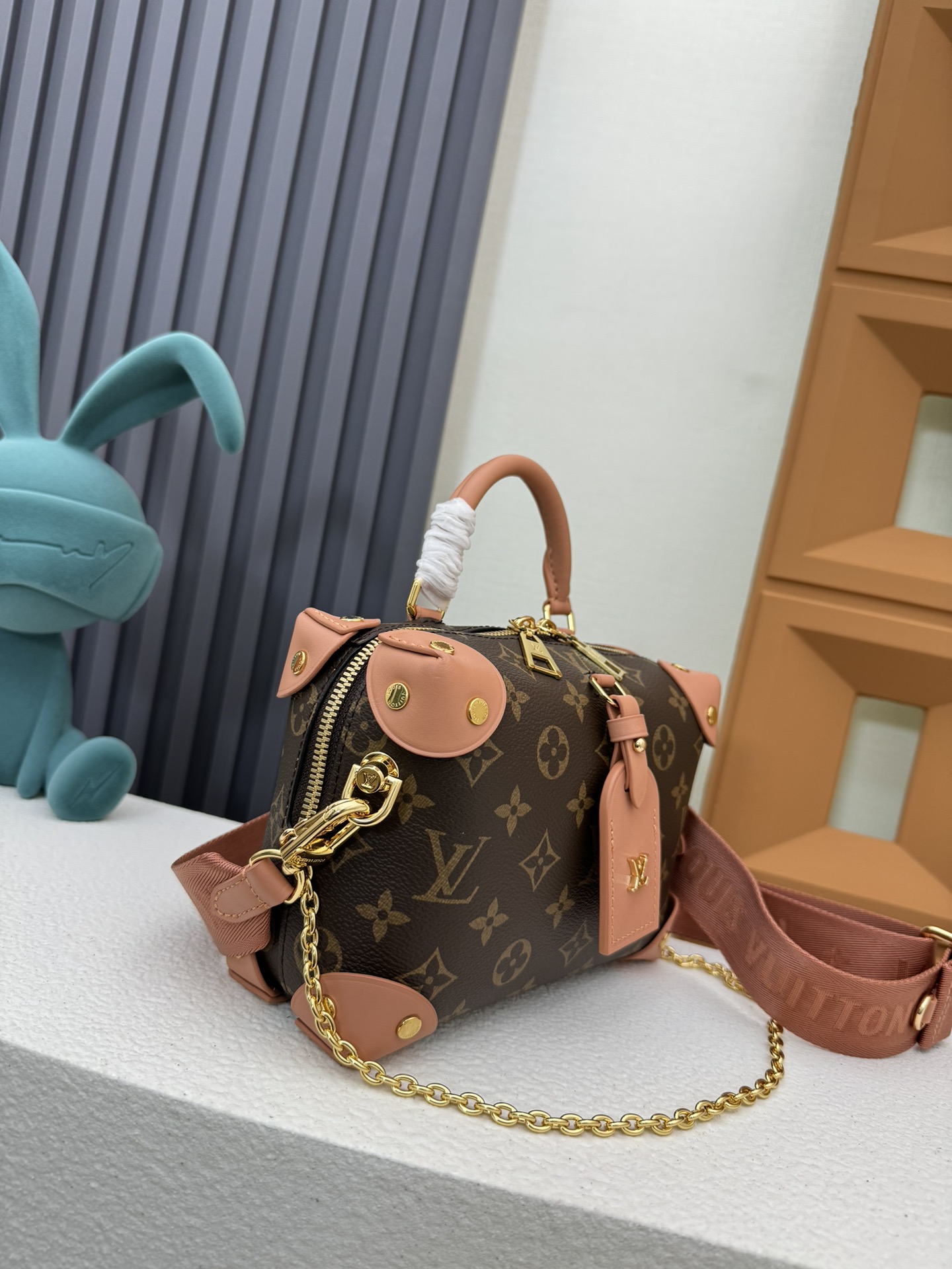 Louis Vuitton Petite Malle Souple Monogram Canvas Crossbody Bag - Image 2