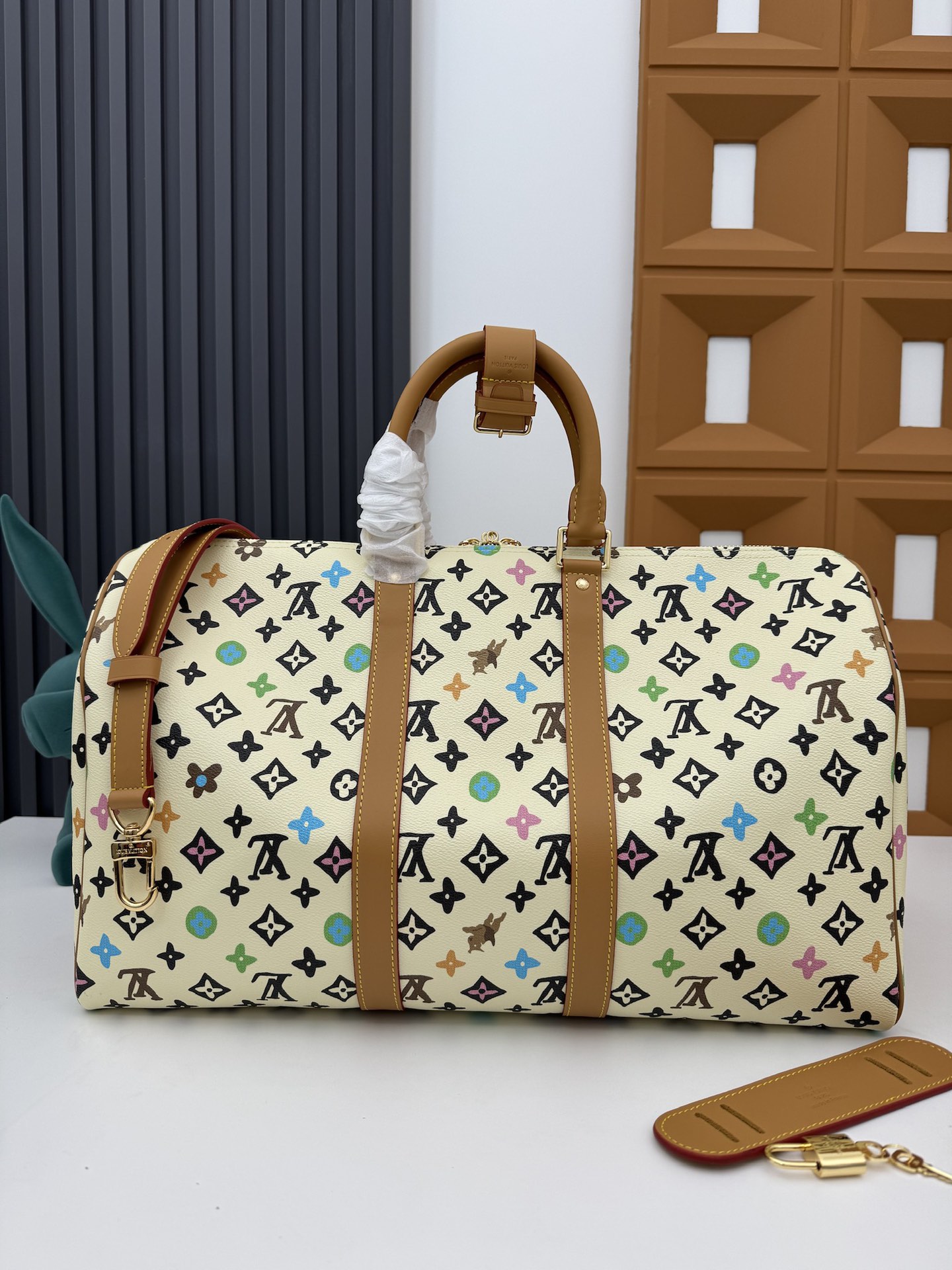 Louis Vuitton x Yayoi Kusama Keepall 50 Travel Bag - Image 2