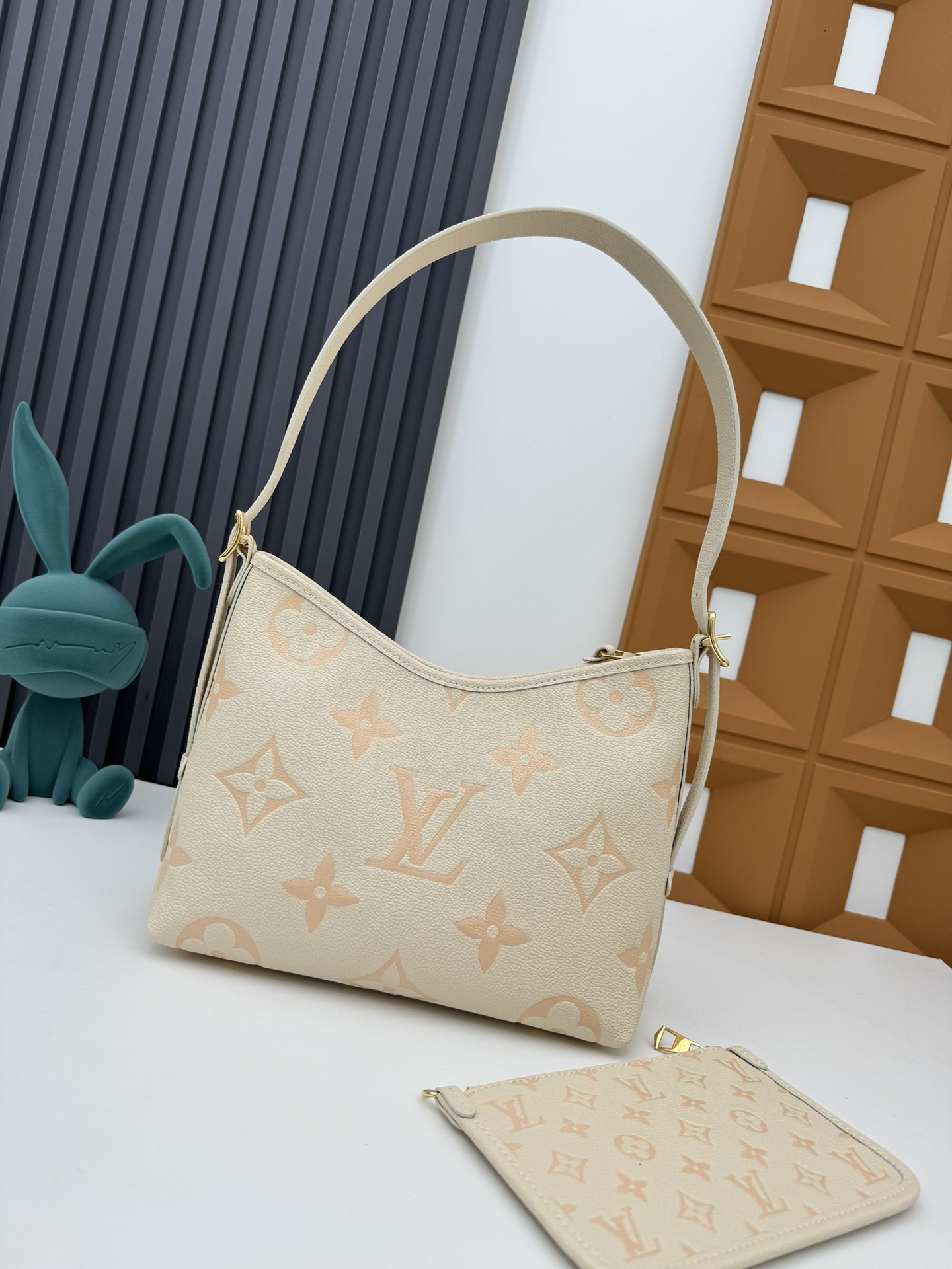 Louis Vuitton CarryAll PM Monogram Empreinte Leather Handbag - Image 2