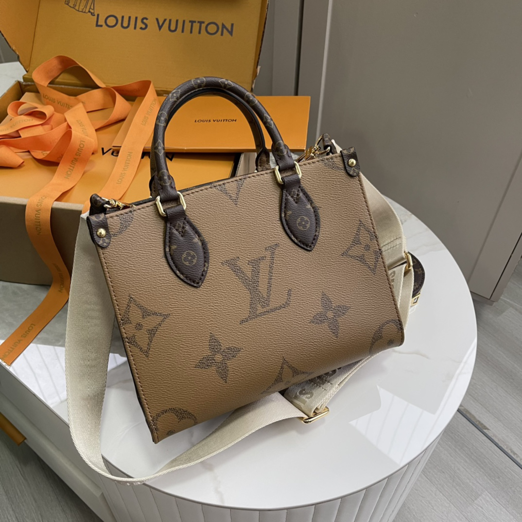 Louis Vuitton OnTheGo PM Monogram Reverse Tote Bag - Image 2