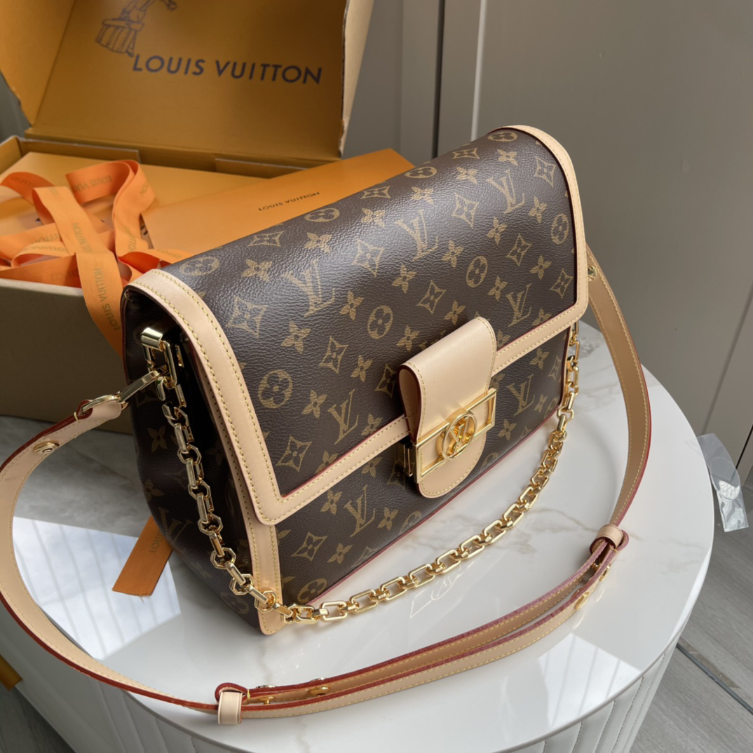Louis Vuitton Dauphine Soft Large Handbag - Image 2