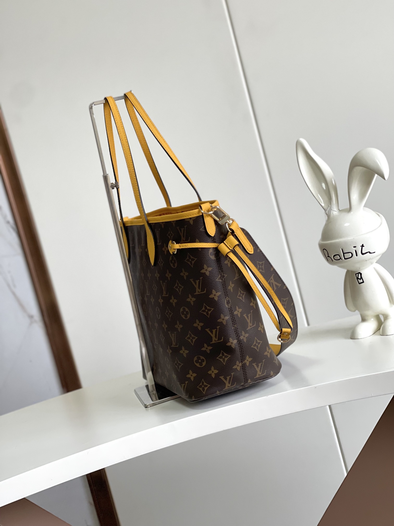 Louis Vuitton Neverfull MM Tote Bag in Damier Azur Canvas - Image 2