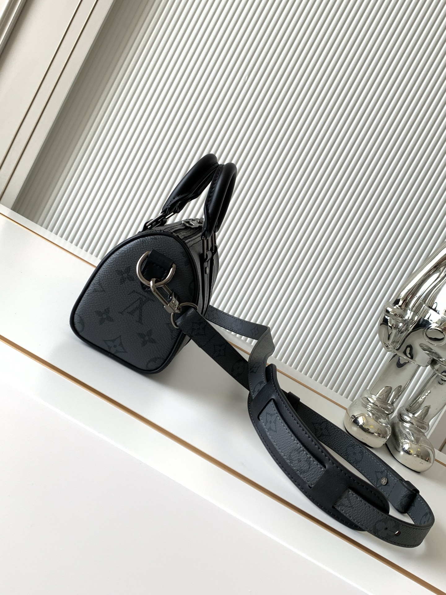 Louis Vuitton Keepall Travel Bag M45947 Monogram Eclipse Reverse - Image 2