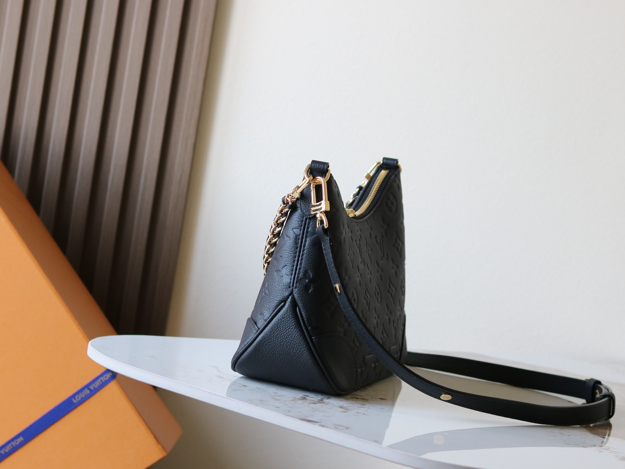 Louis Vuitton Boulogne Handbag in Monogram Empreinte Leather - Image 2