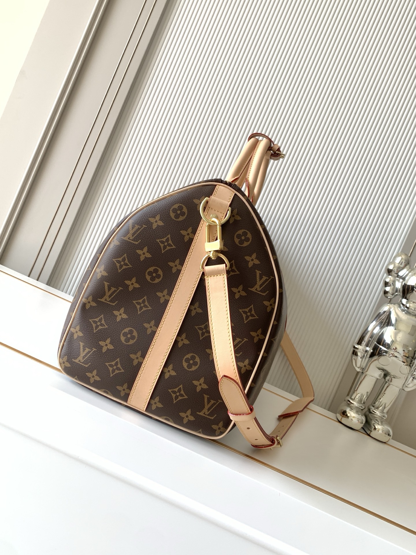Louis Vuitton Keepall Bandouliere 55 Travel Bag - Image 2