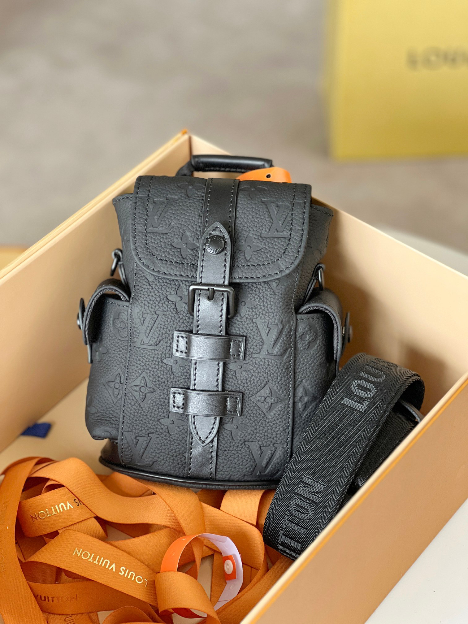 Louis Vuitton Nano Christopher Backpack M83164 Black - Image 2