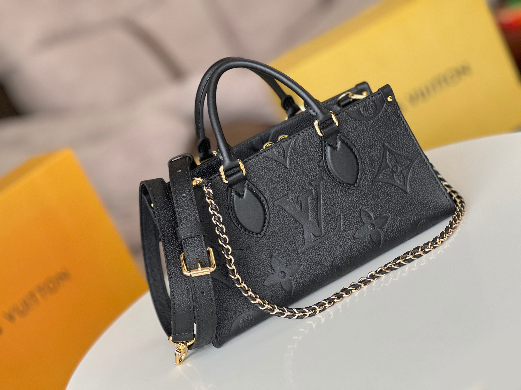 Louis Vuitton OnTheGo East West Tote Bag M23640 Black - Image 2
