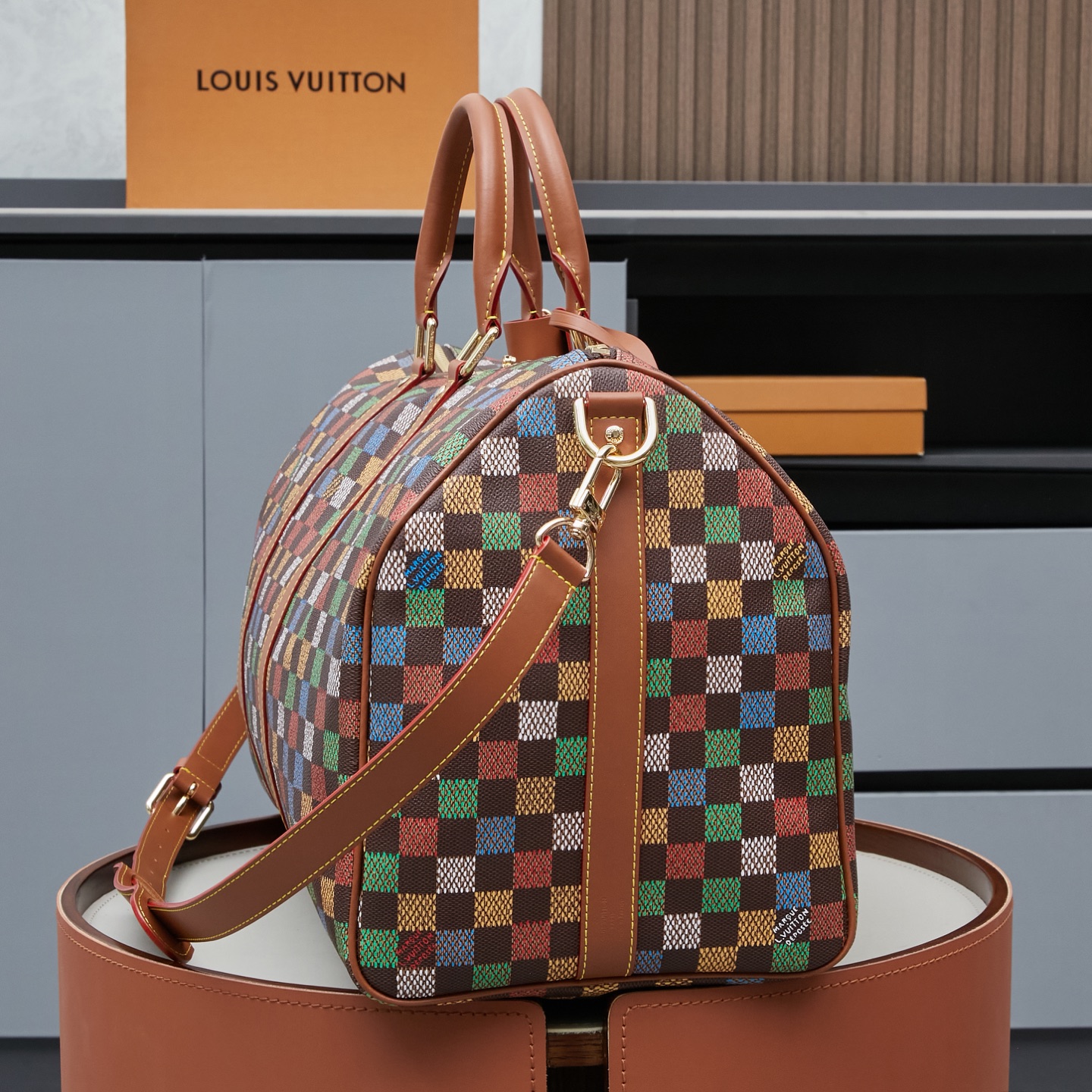 Louis Vuitton Keepall 50 Monogram Crystals Travel Bag - Image 2