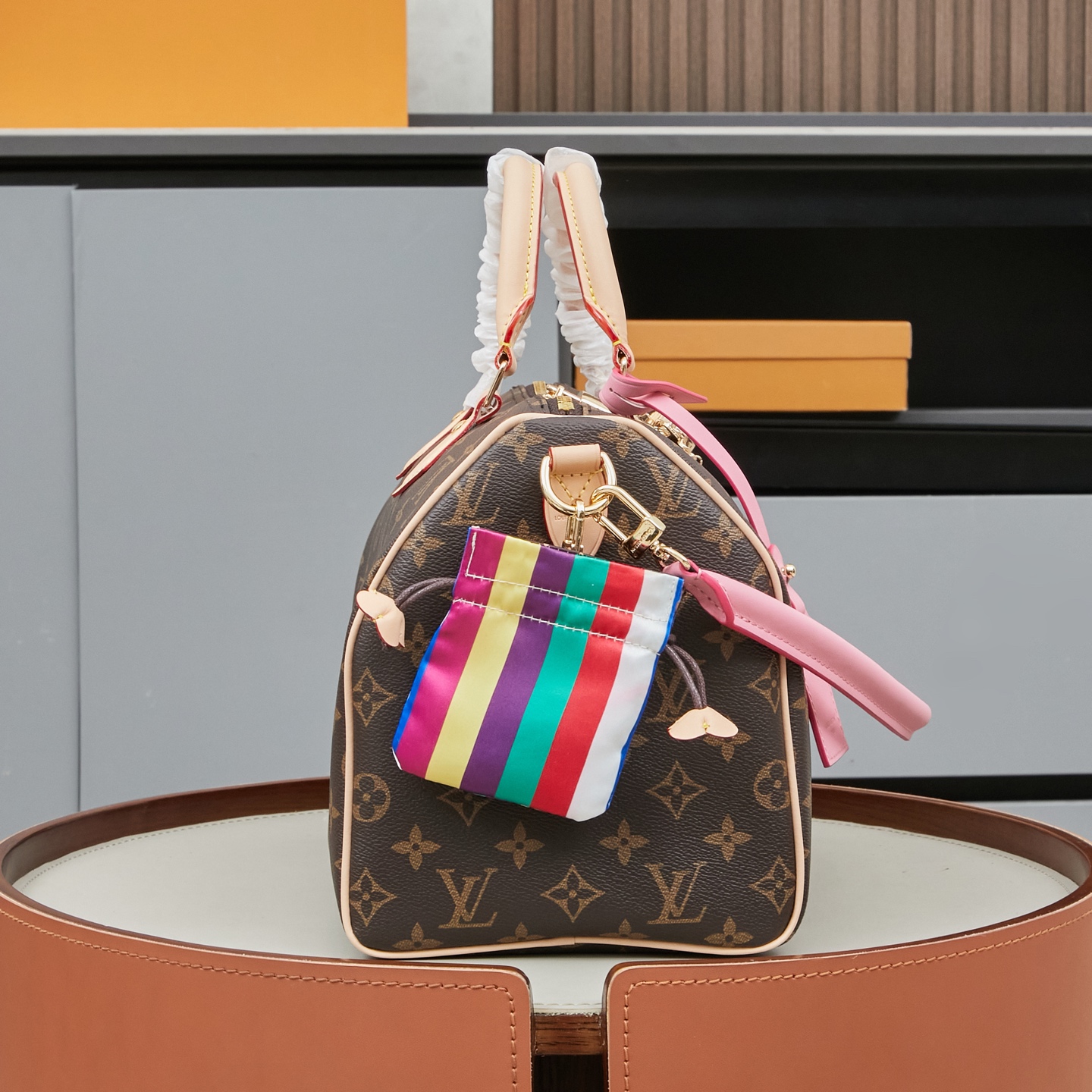 Louis Vuitton Speedy Soft 30 Boho Monogram Handbag - Image 2